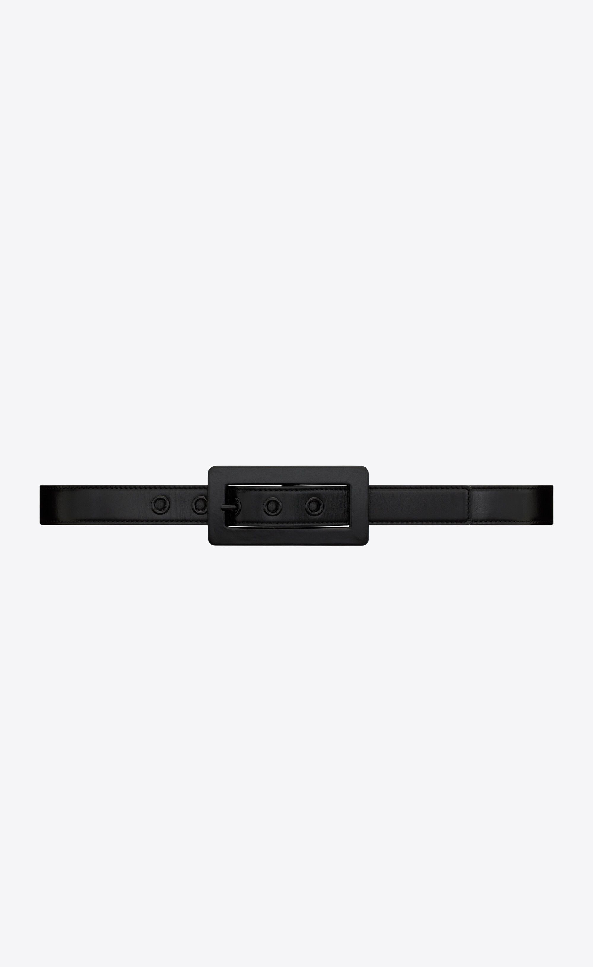 o1s1wg111224 Size: 80 / Rectangular Buckle Thin Belt