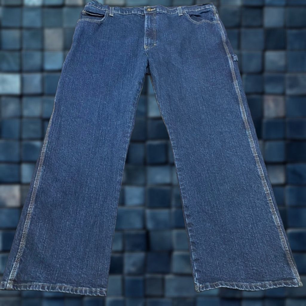 Dickies Dickies Jeans 40x30 Blue Denim Medium Wash Straight Relaxed Carpenter Work Mens Size US 40 / EU 56 - 1 Thumbnail
