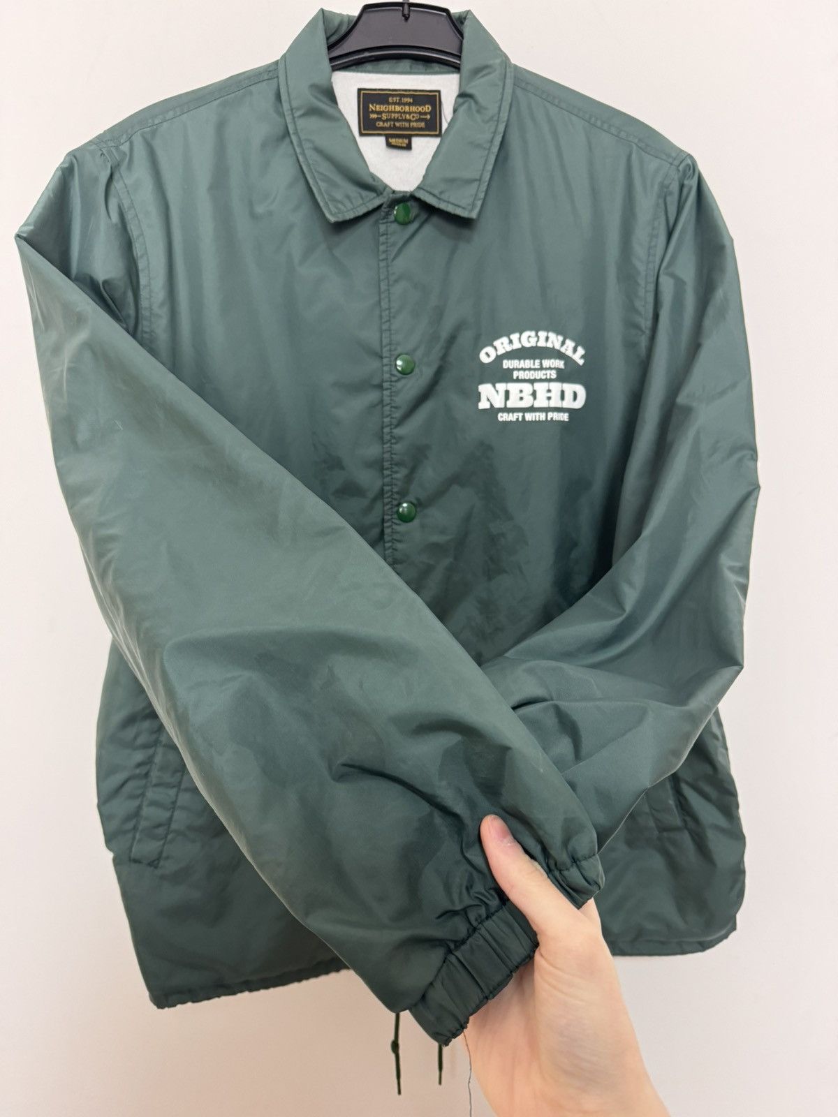 Neighborhood NEIGHBORHOOD Japan Workwear Coach Jacket OG NBHD Green Size US M / EU 48-50 / 2 - 5 Thumbnail