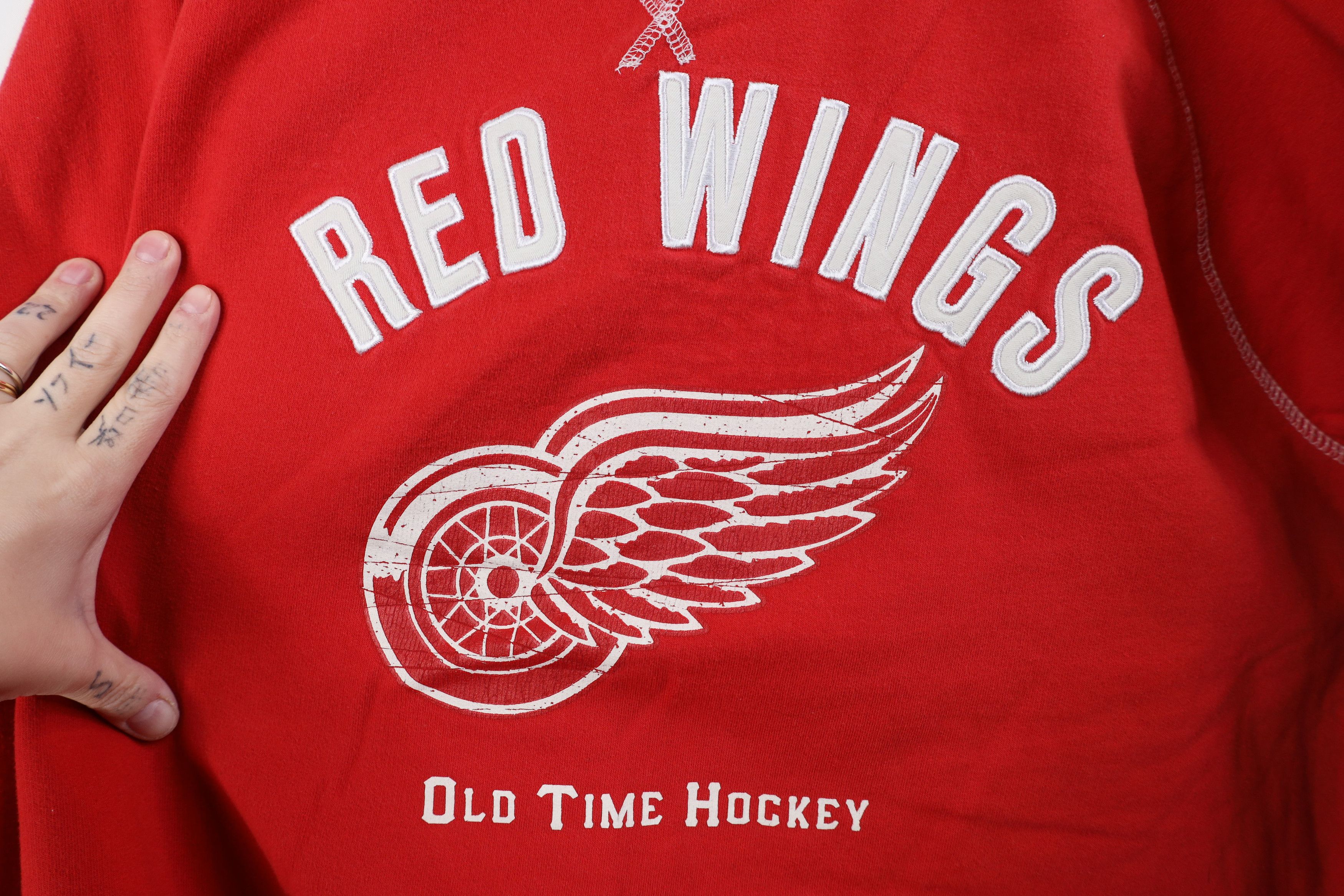 Vintage Vintage Y2K Detroit Red Wings Hockey Crewneck Sweatshirt Size US XL / EU 56 / 4 - 5 Thumbnail