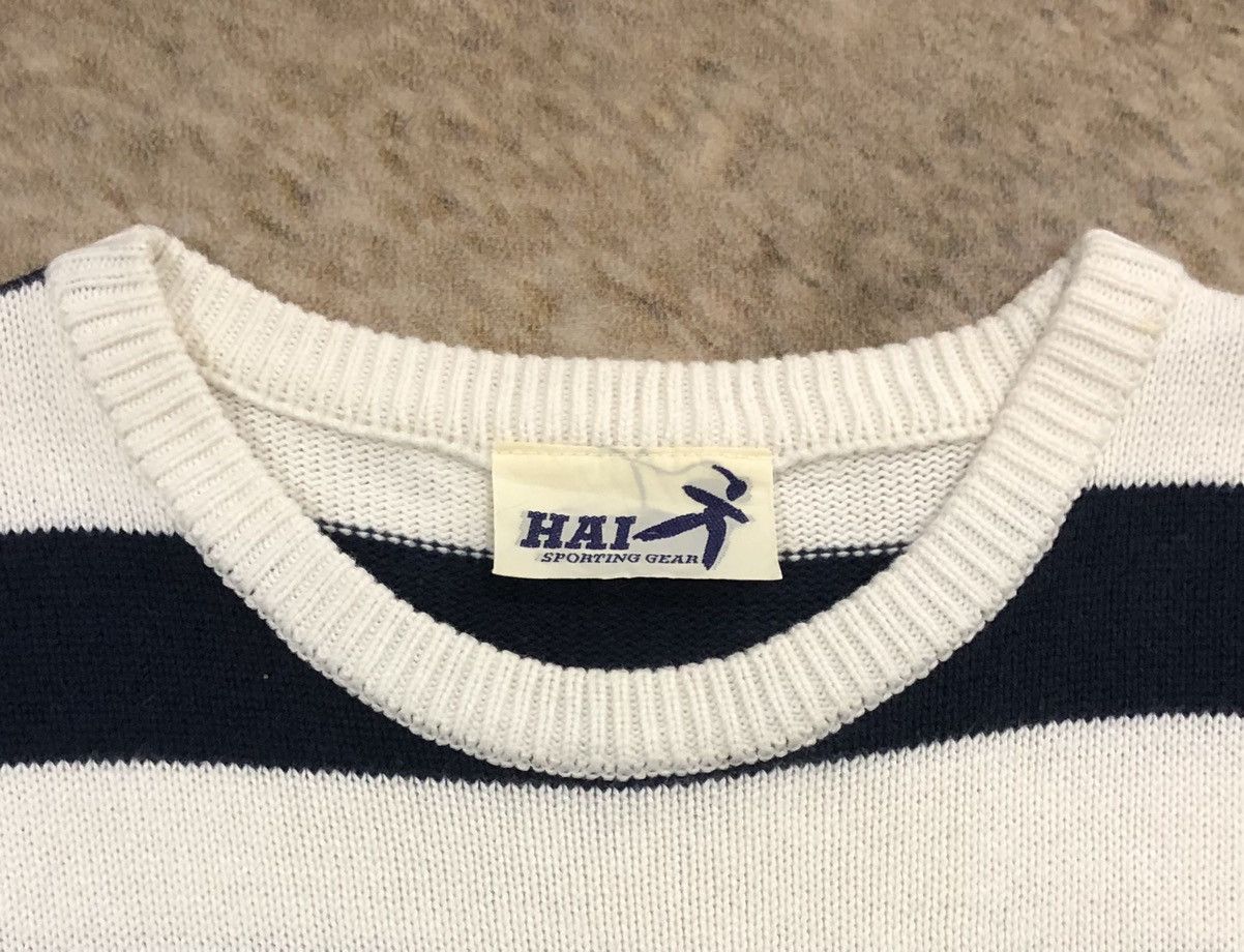 Hai Sporting Gear Sporting Gear Hai by issey miyake border stripes knitwear Size M / US 6-8 / IT 42-44 - 7 Thumbnail