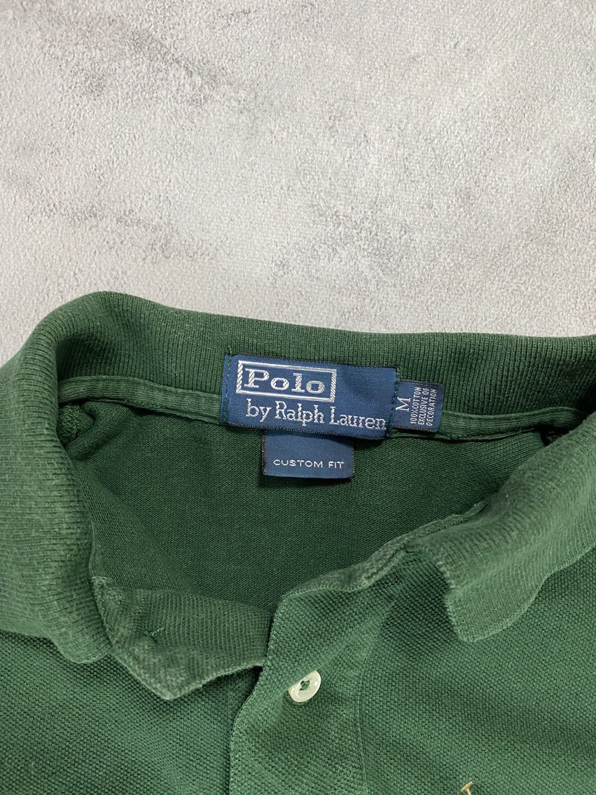 Polo Ralph Lauren × Ralph Lauren × Vintage 🔫 Vintage Polo Ralph Lauren Pique Triple Pony Number 3 Size US M / EU 48-50 / 2 - 5 Thumbnail