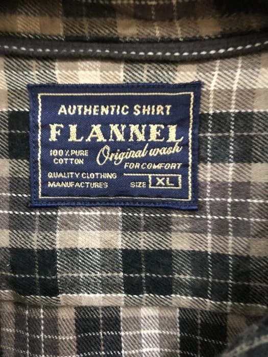Japanese Brand Japanese Brand Uniqlo Plaid Tartan Flannel Shirt 👕 Size US XL / EU 56 / 4 - 3 Thumbnail