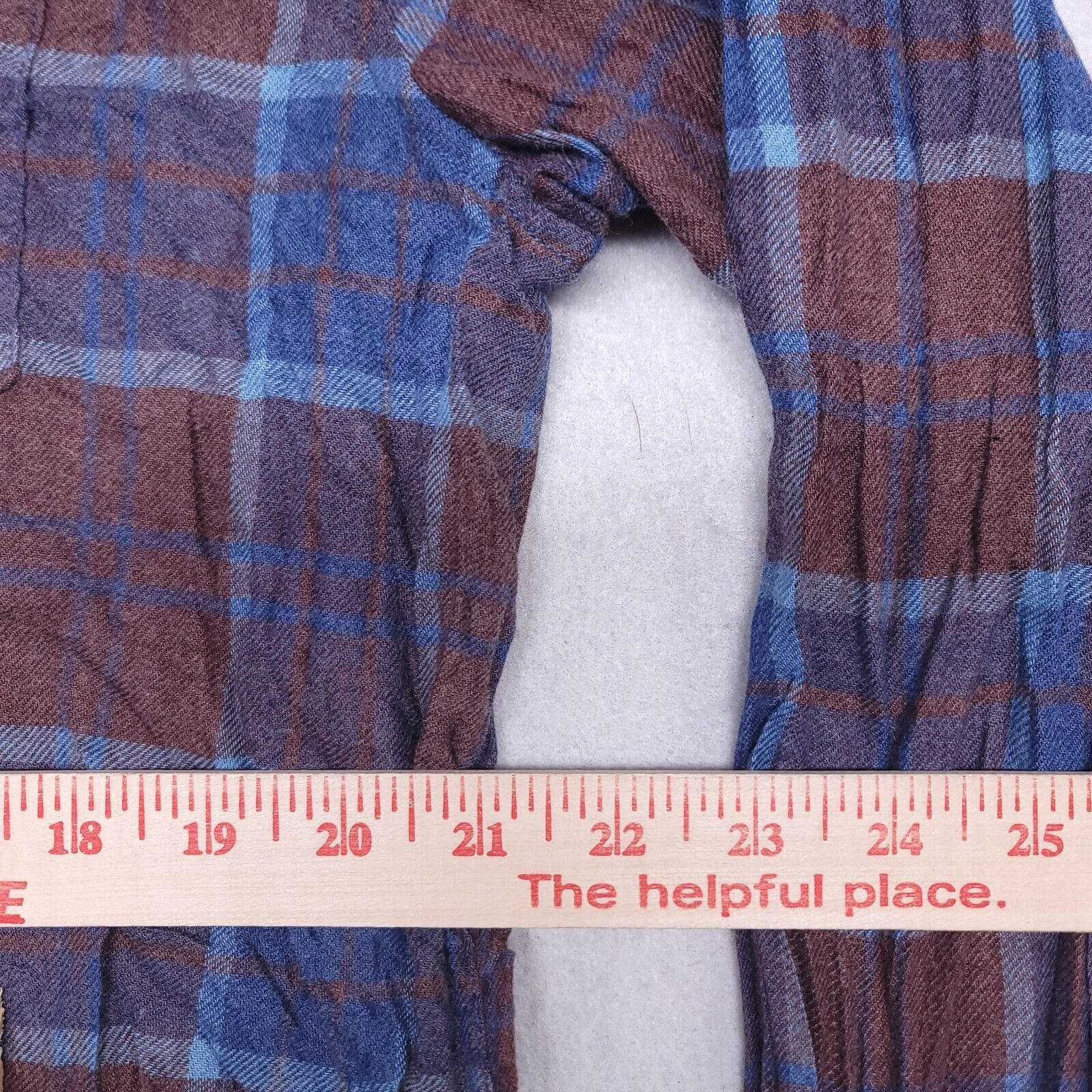 Weatherproof Weatherproof Tartan Flannel Shirt Mens Size XL Blue Brown Size US XL / EU 56 / 4 - 8 Thumbnail