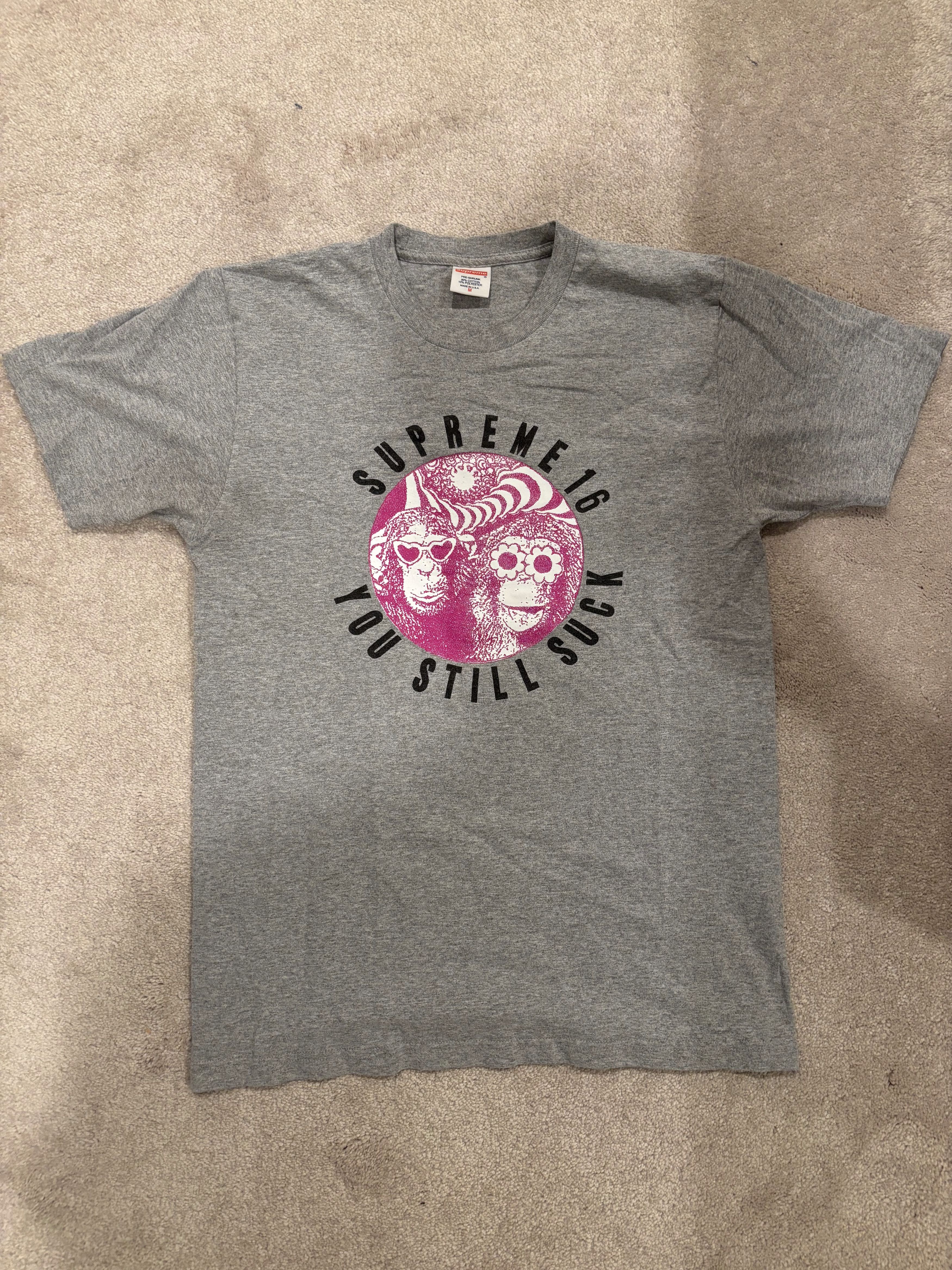 Supreme You Still Suck Monkey Tee | Grailed
