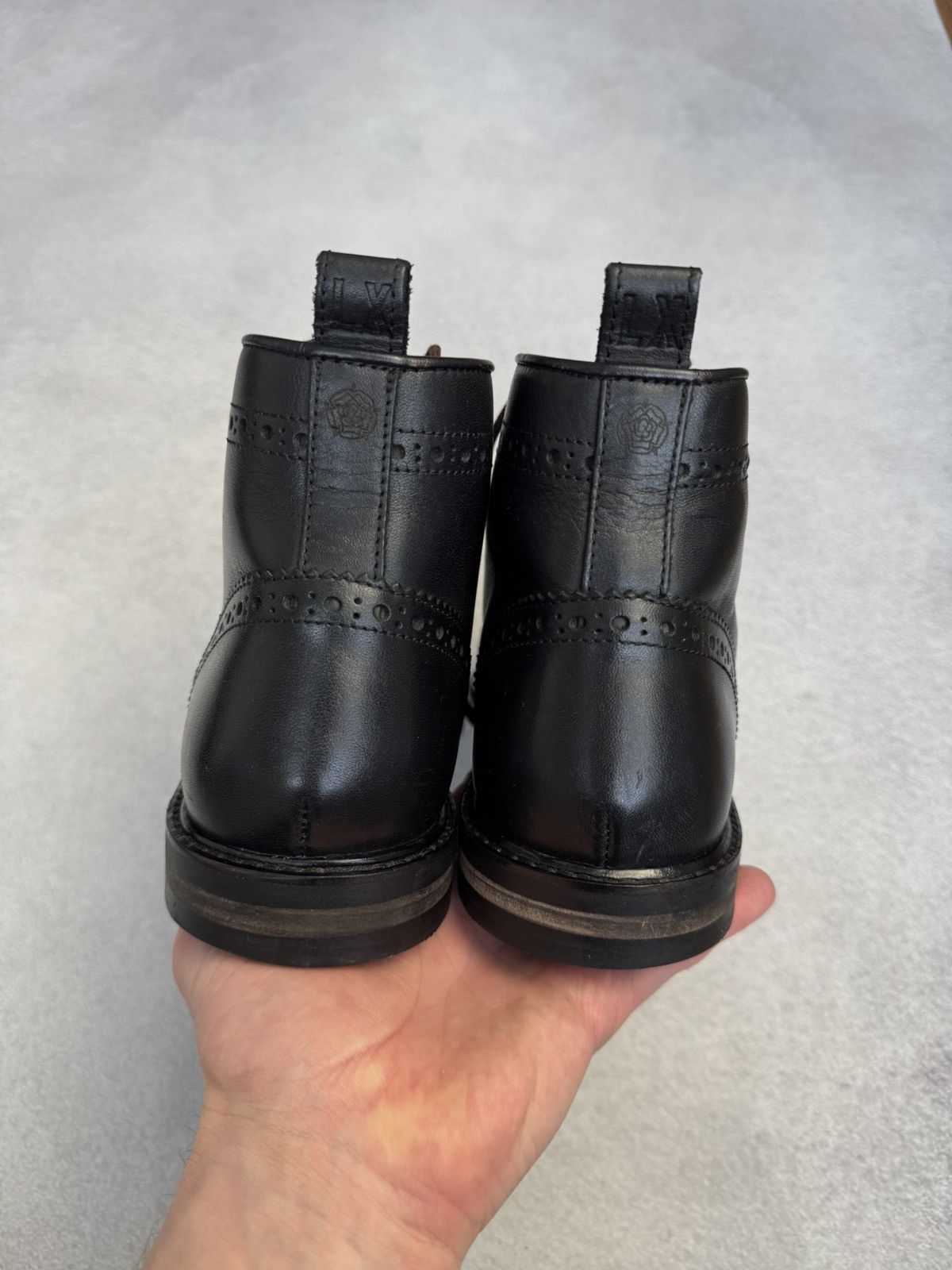 Other LANX Ankle Derby Brogue Boots Black Leather US8 Like New Size US 8 / EU 41 - 4 Thumbnail