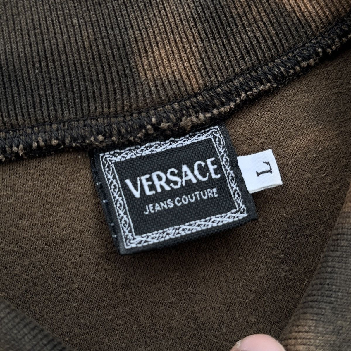 Versace VINTAGE VERSACE JEANS COUTURE ACID WASH EMBROIDERY LOGO RARE Size US L / EU 52-54 / 3 - 14 Thumbnail