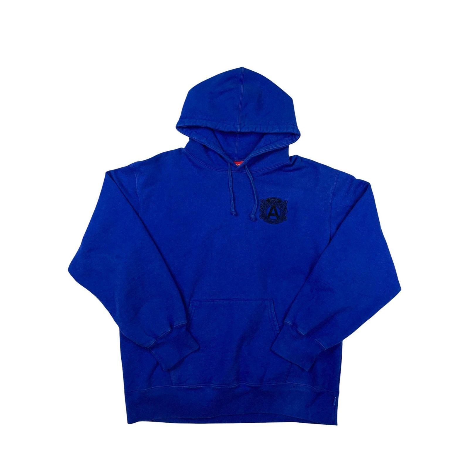 Supreme Supreme A Blue Hoodie Size L / US 10 / IT 46 - 1 Thumbnail