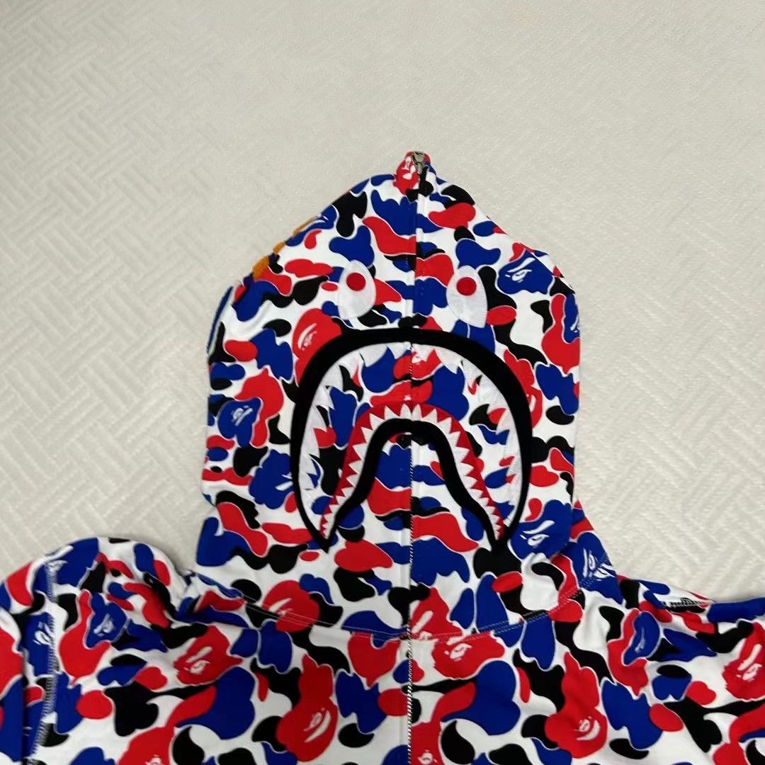 Bape BAPE LIMITED SHARK FULL ZIP HOODIE Size US XXL / EU 58 / 5 - 2 Thumbnail