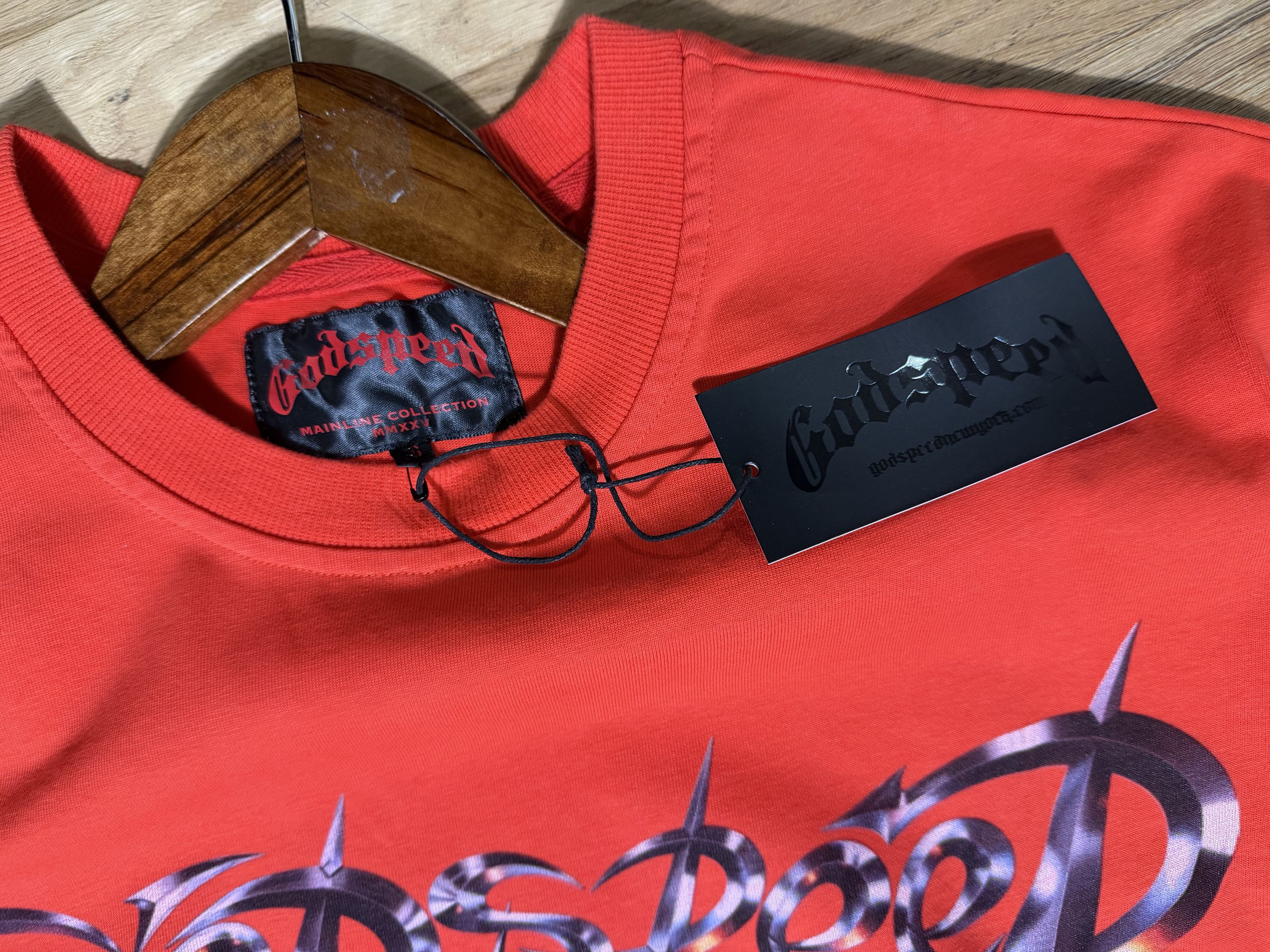 Godspeed Godspeed New Age Logo Tee Red Size US S / EU 44-46 / 1 - 2 Thumbnail