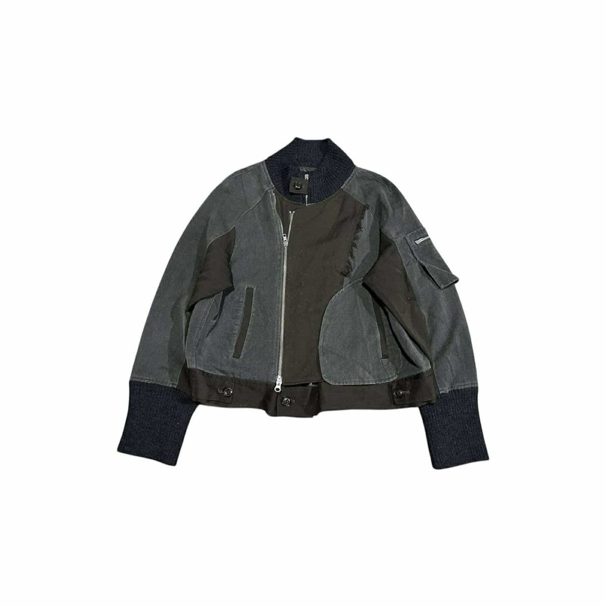 If Six Was Nine × Japanese Brand × Le Grande Bleu (L.G.B.) 🔥Y2K Archived Pour Deux Asymmetric 4 Layers Zipper Jacket Size US L / EU 52-54 / 3 - 5 Thumbnail