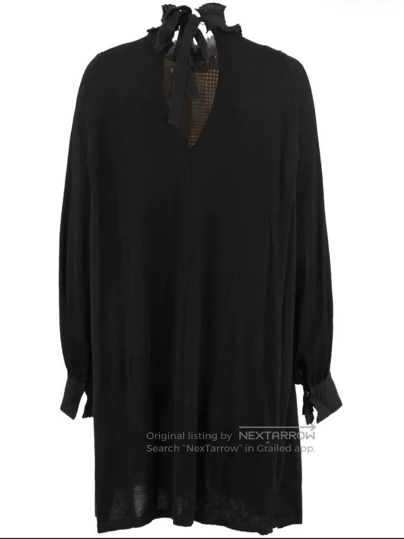 Fendi Fendi Black Grid Patchwork Dress Size XS / US 0-2 / IT 36-38 - 2 Thumbnail