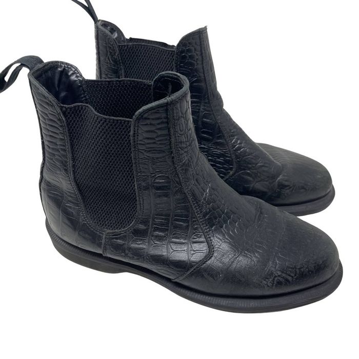 Dr martens best sale flora croc black