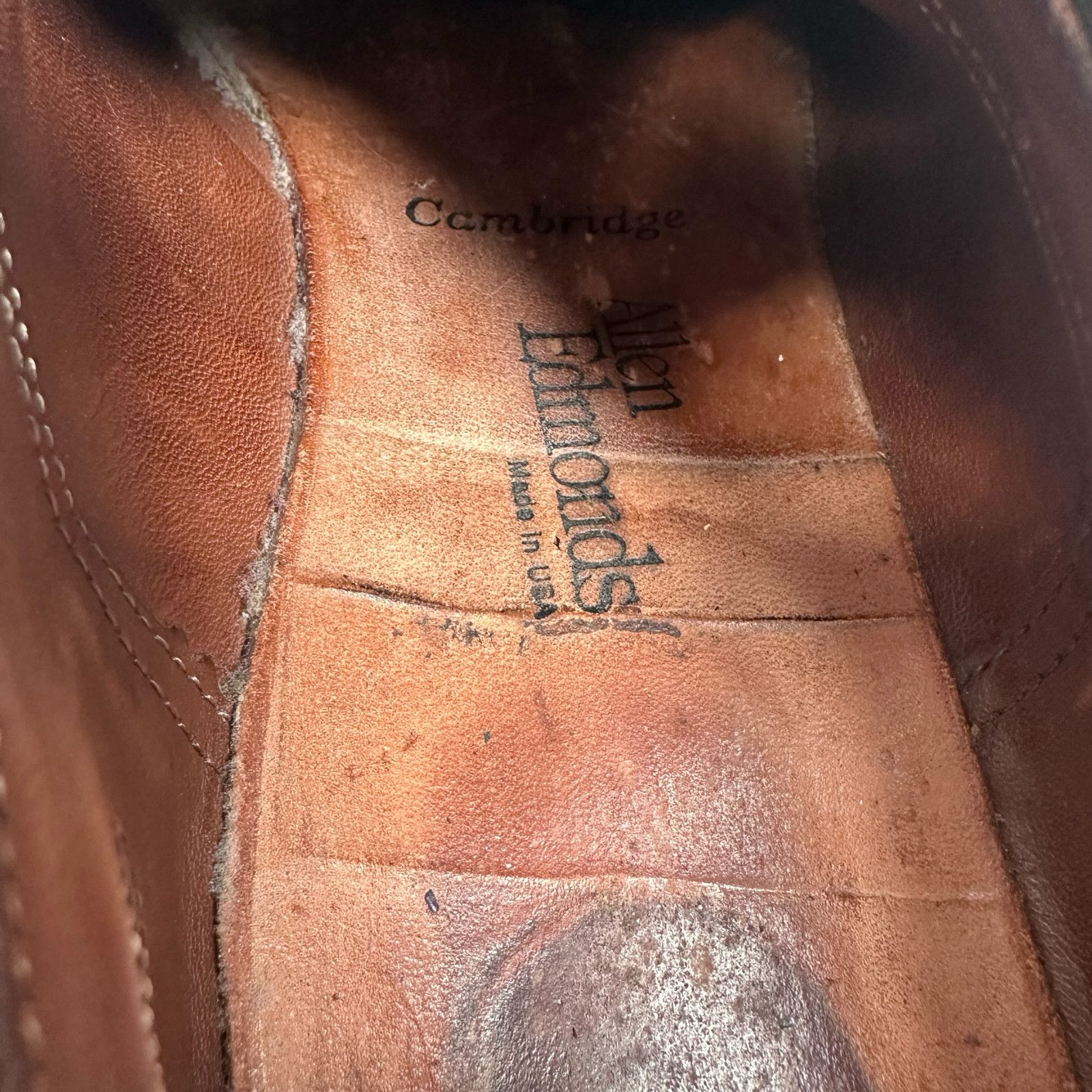 Allen Edmonds Allen Edmonds Cambridge Wingtip Shoes Men’s 10.5 A Brown Size US 10.5 / EU 43-44 - 7 Thumbnail