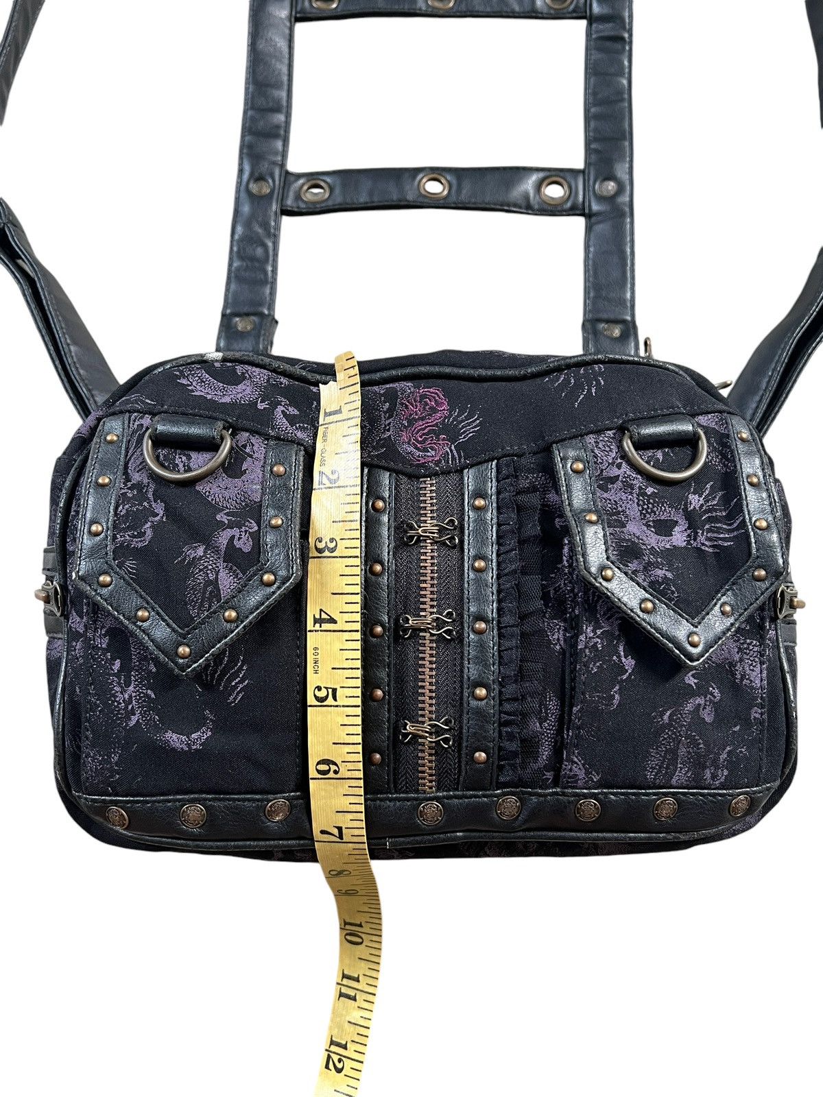 Seditionaries 2000 Ozz On 🇯🇵 Dragon Motif Bondage Strap Backpack Size ONE SIZE - 14 Thumbnail
