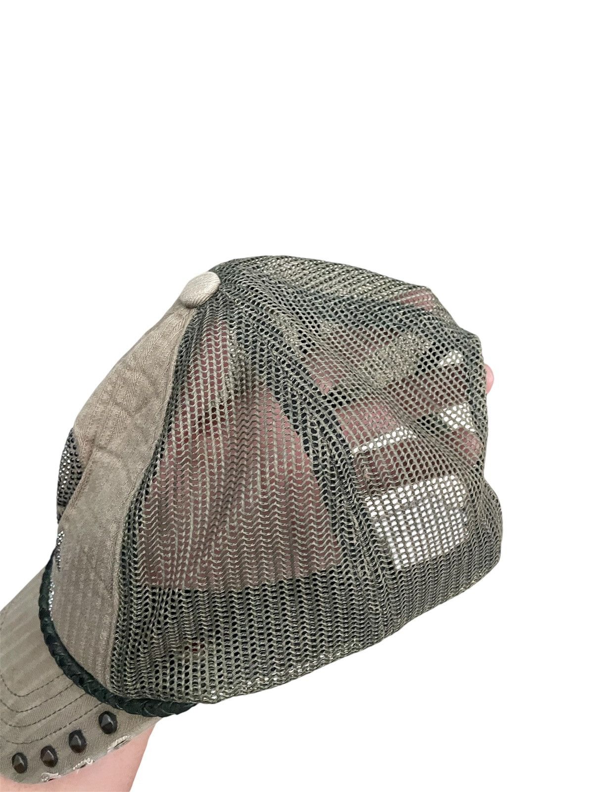 Hysteric Glamour Y2k Distressed hat skull punk style Size ONE SIZE - 2 Thumbnail