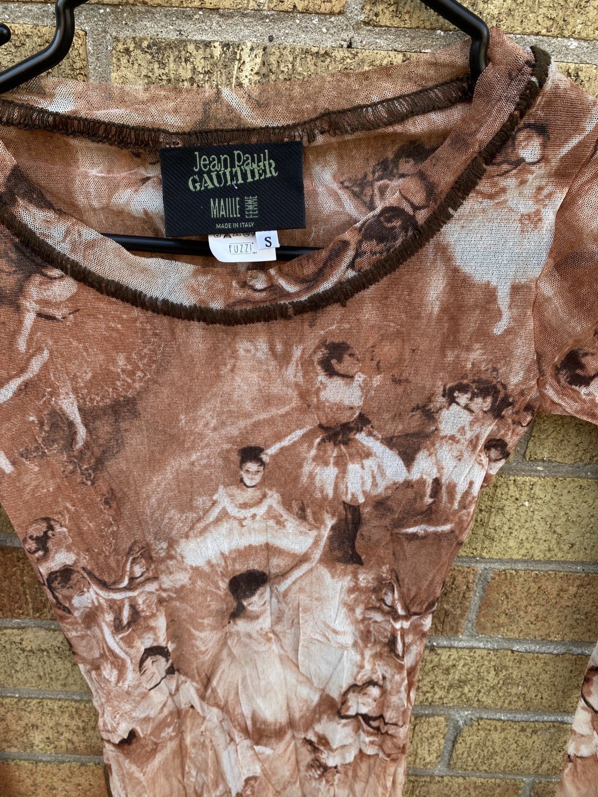 Jean Paul Gaultier × Vintage SS04 Jean Paul Gaultier Edgar Degas Ballerina Sheer Shirt Size S / US 4 / IT 40 - 17 Thumbnail