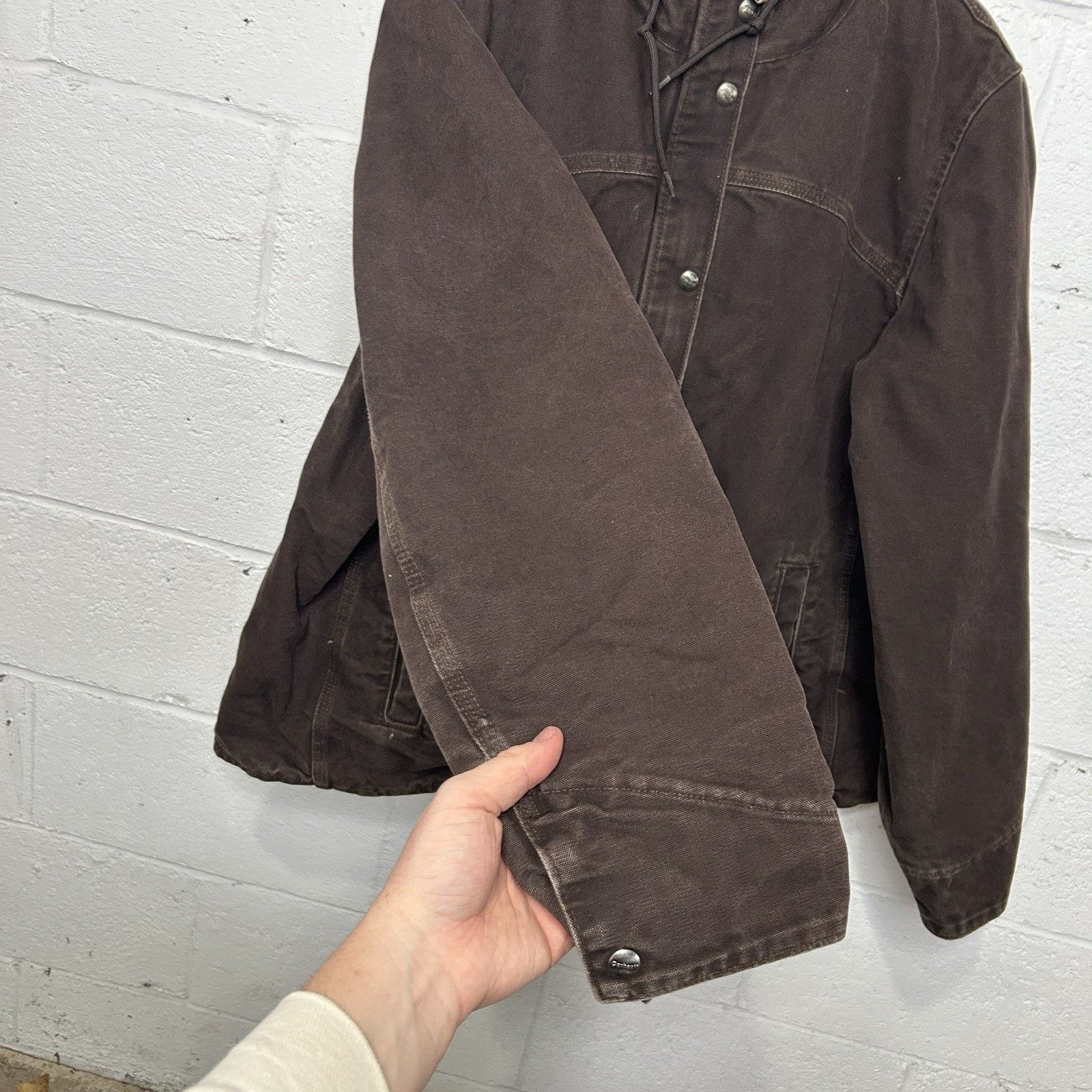 Carhartt Carhartt Sandstone Sherpa-Lined Berkley Jacket “Dark Brown” Size XL / US 12-14 / IT 48-50 - 5 Thumbnail