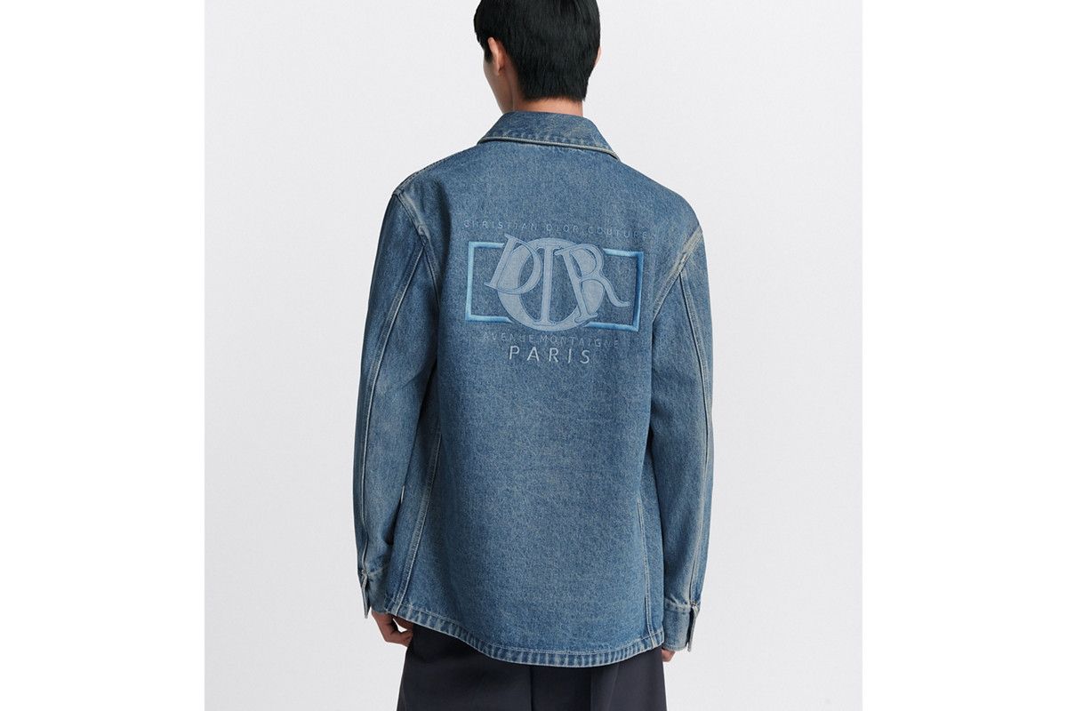 Dior o1bcso1str0226 Charm Overshirt in Blue Size US S / EU 44-46 / 1 - 5 Thumbnail