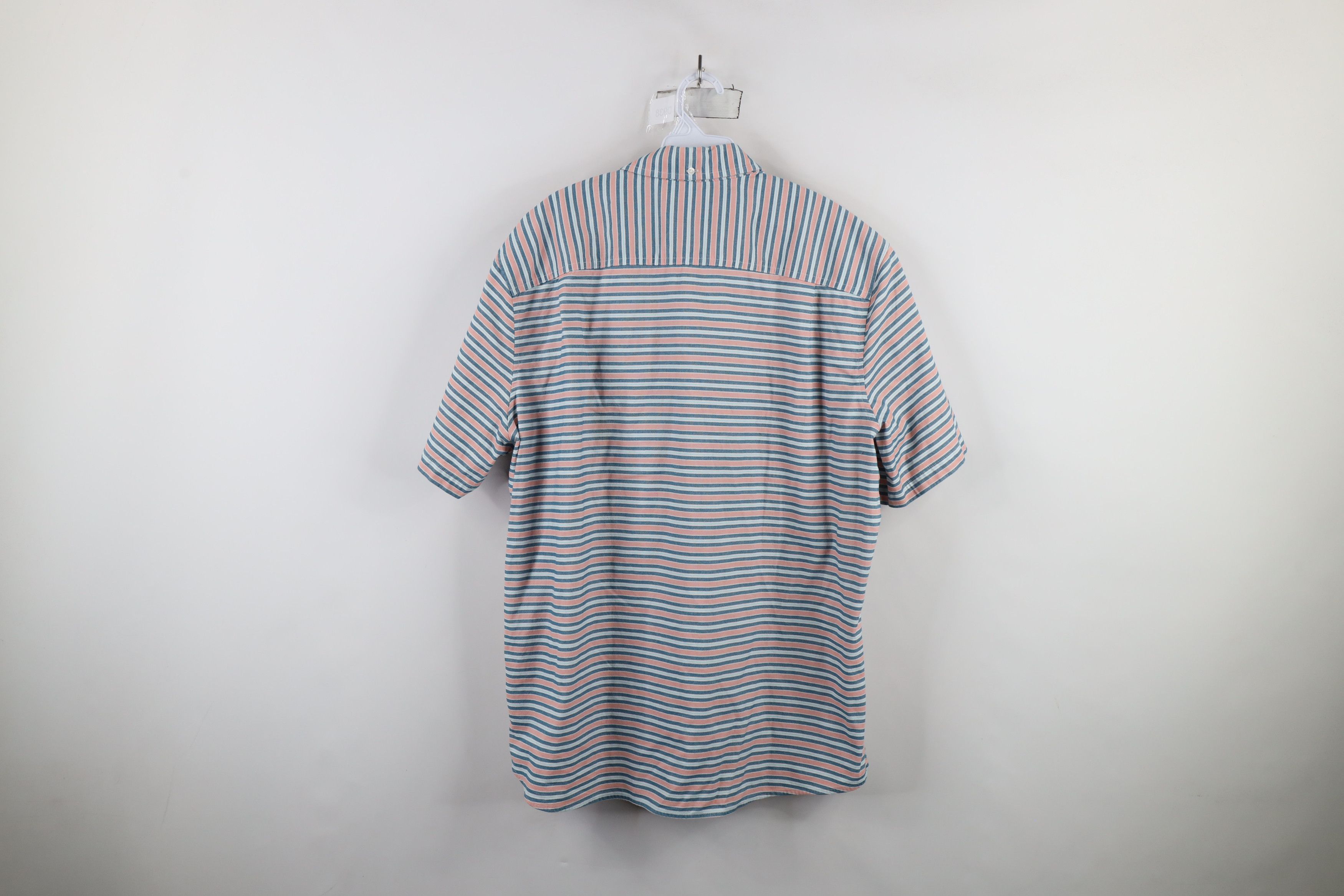 L.L. Bean × Vintage Vintage LL Bean Stretch Short Sleeve Button Down Shirt Size US XL / EU 56 / 4 - 8 Thumbnail