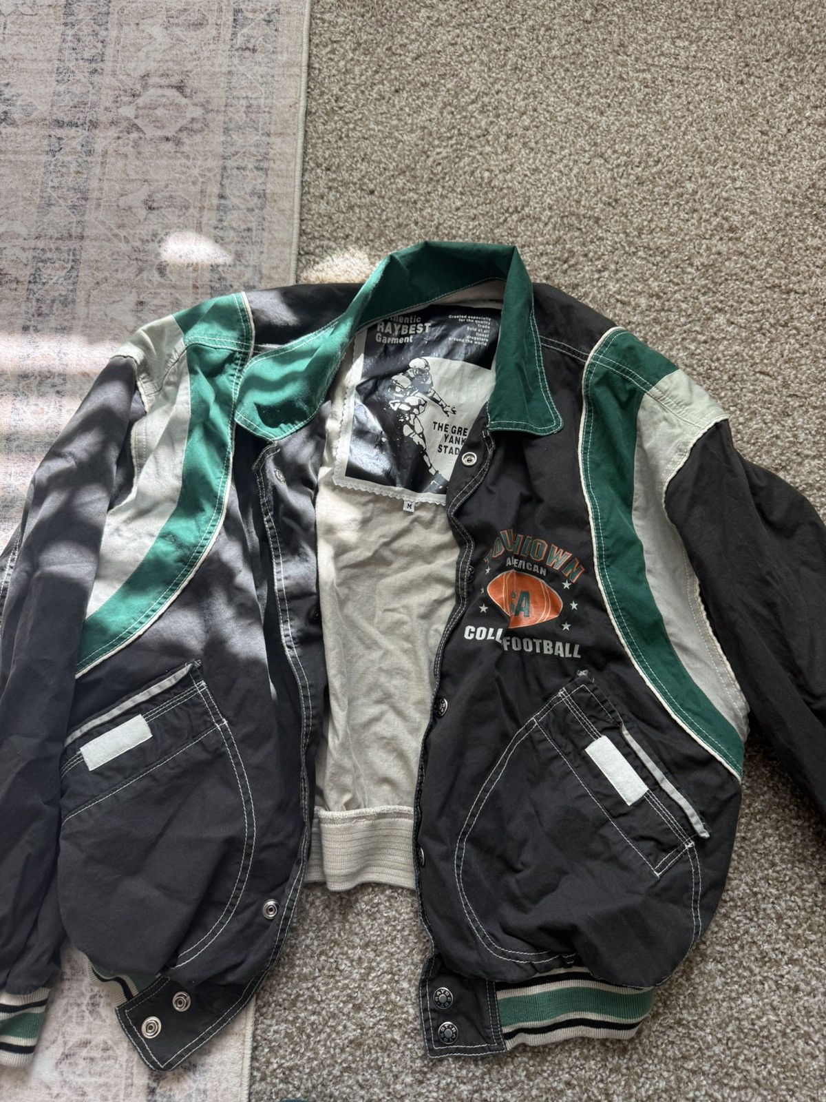 Other Vintage Raybest 90s Varsity Jacket size mediuk Size US M / EU 48-50 / 2 - 11 Thumbnail