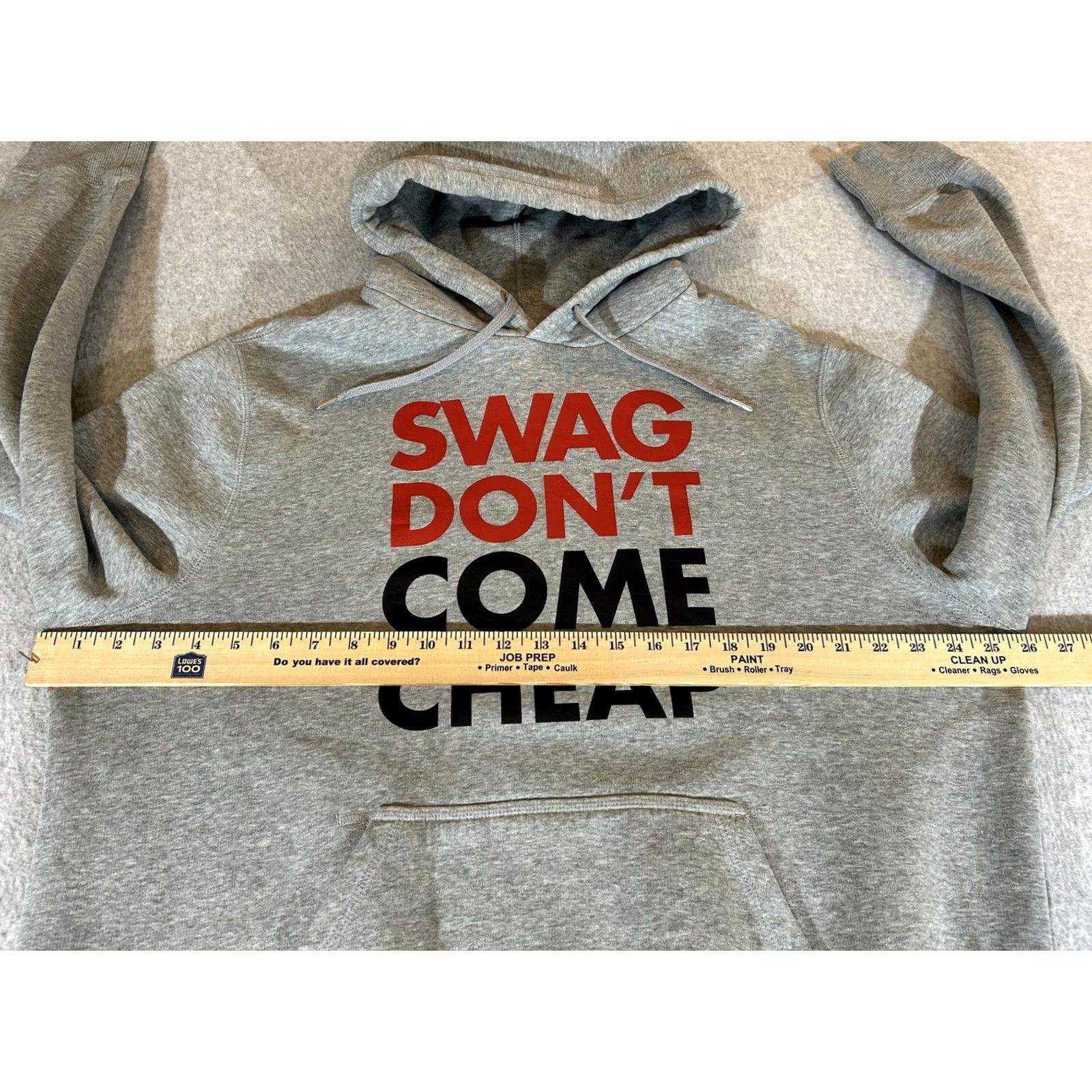 Nike Nike Sportswear Hoodie Mens XL Gray Pullover Sweatshirt Vintage 90s SWAG DONT COME CHEAP Graphic Print Fleece Hoodie Mens XL Gray Size US XL / EU 56 / 4 - 4 Thumbnail