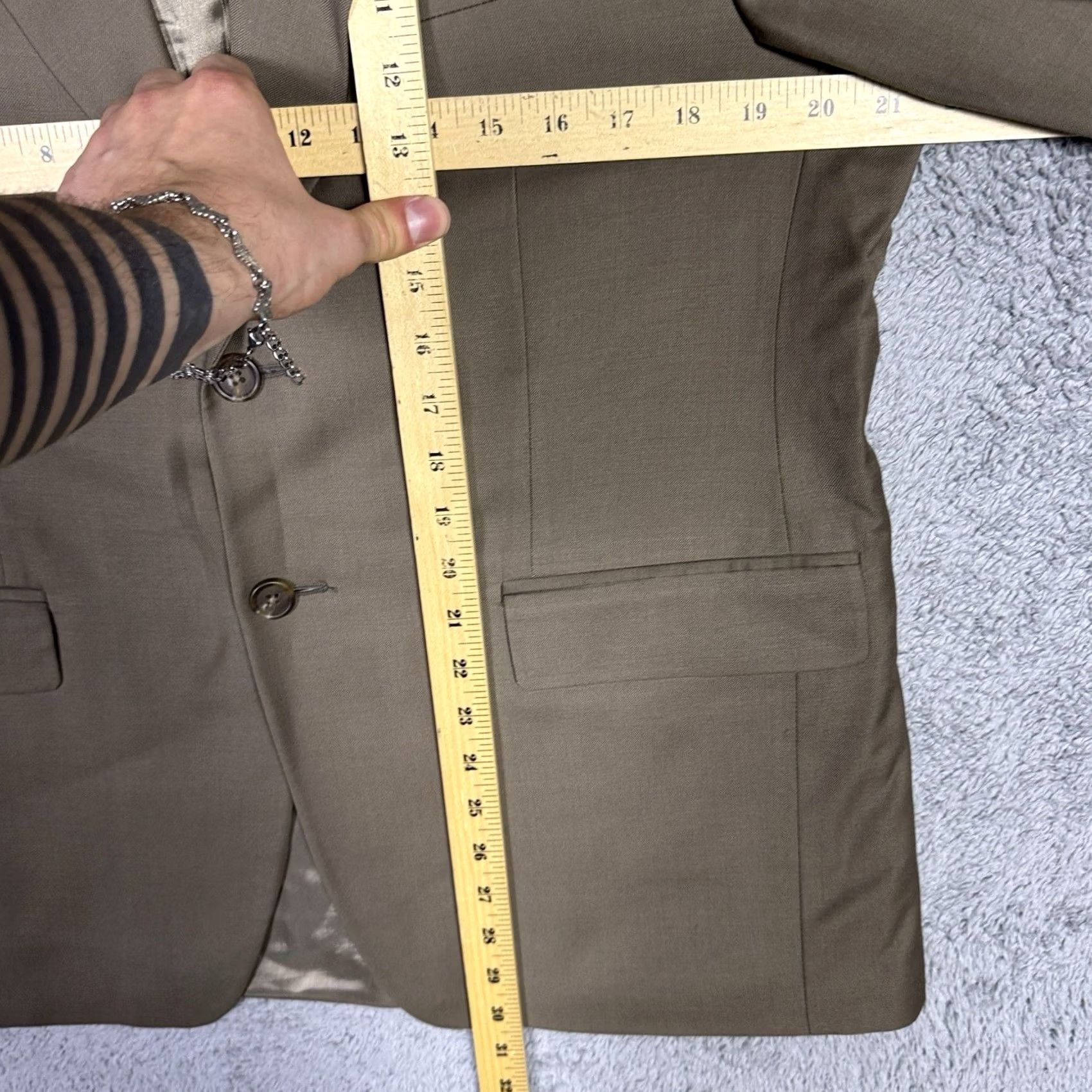 Ralph Lauren Ralph Lauren Blazer Men 40S Cashmere Wool Sport Coat Short Jacket Brown Size 40R - 7 Thumbnail