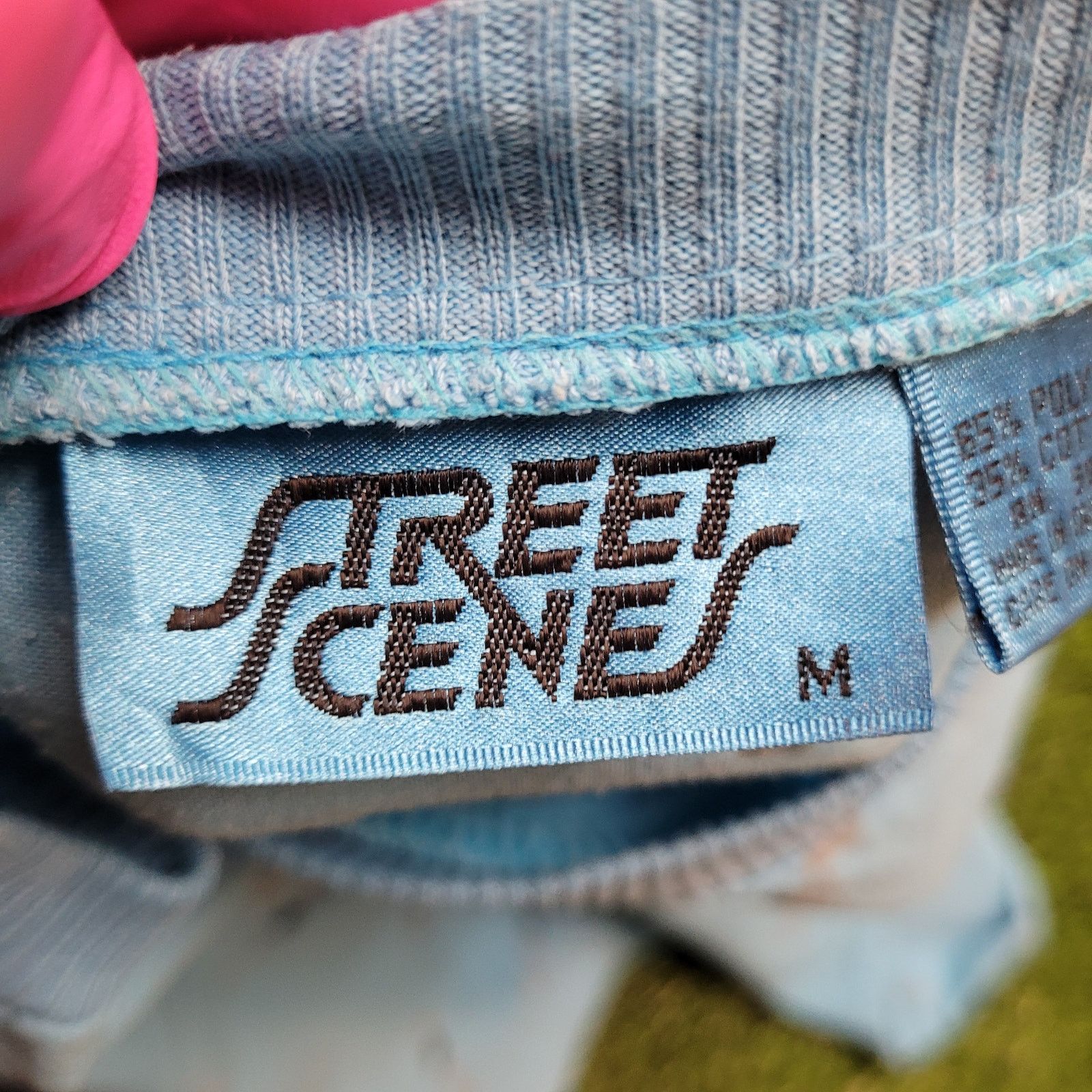 Other VTG 80s Street Scene Geometric Shirt M Banded Bottom Blouson Size US M / EU 48-50 / 2 - 5 Thumbnail