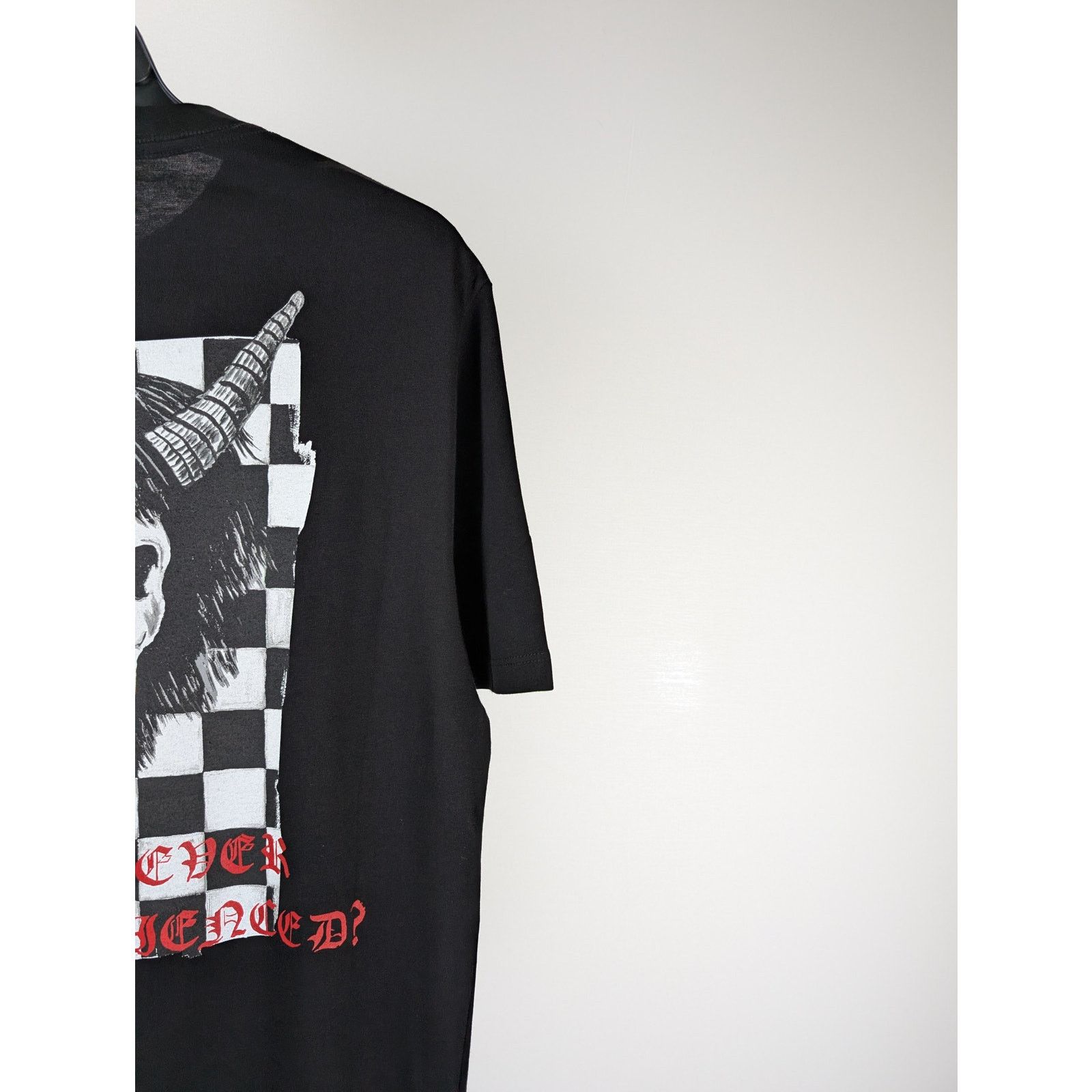 Amiri o1rshd1 Q:3 / Wes Lang Checker Skull Tee T-Shirt in Black Size US XL / EU 56 / 4 - 9 Thumbnail