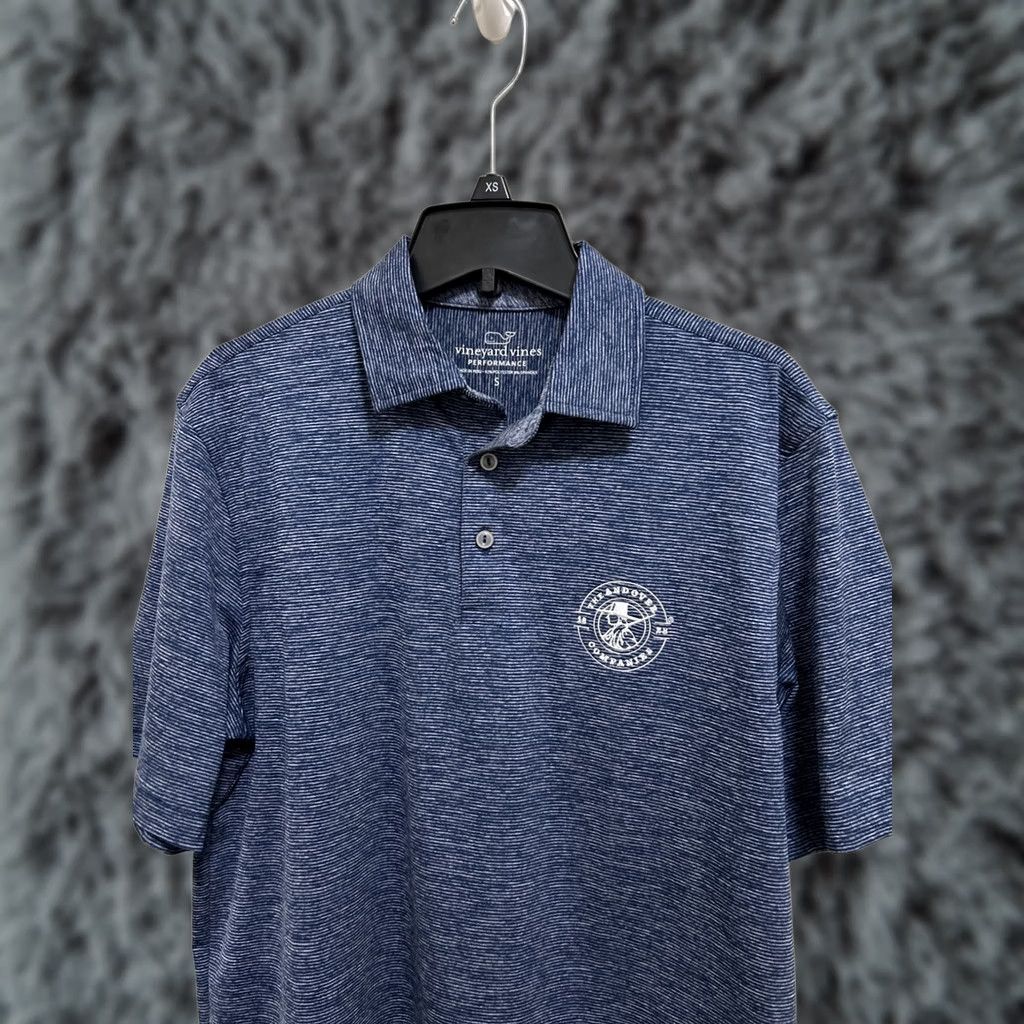 Vineyard Vines VINEYARD VINES Polo Shirt Men Small Blue Striped Short Sleeve Golf Performance Casual Activewear Size US S / EU 44-46 / 1 - 1 Thumbnail