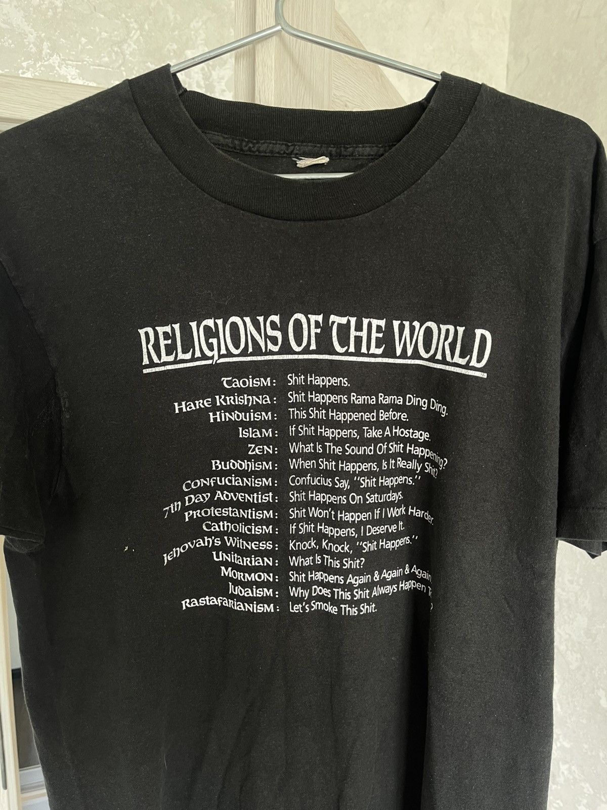 Band Tees Single steech Religions t-shirt(90’s) Size US XL / EU 56 / 4 - 2 Thumbnail