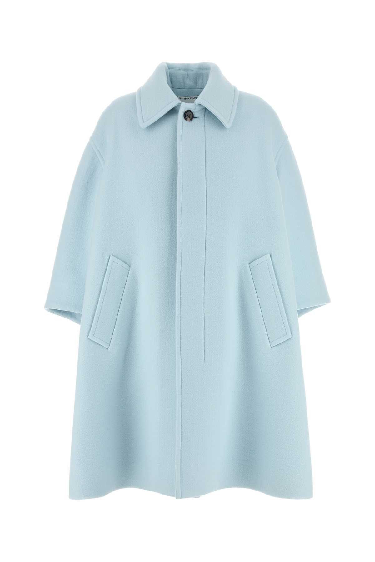 Bottega Veneta Light Blue Cashmere Coat Size XS / US 0-2 / IT 36-38 - 1 Thumbnail