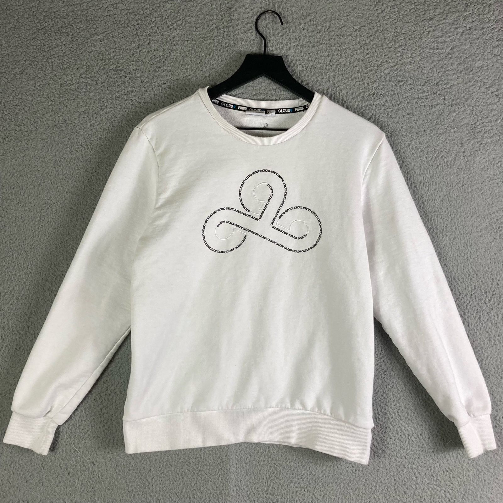 Puma Puma Cloud9 Pullover Sweatshirt Womens Sz Medium White Top Size M / US 6-8 / IT 42-44 - 3 Thumbnail