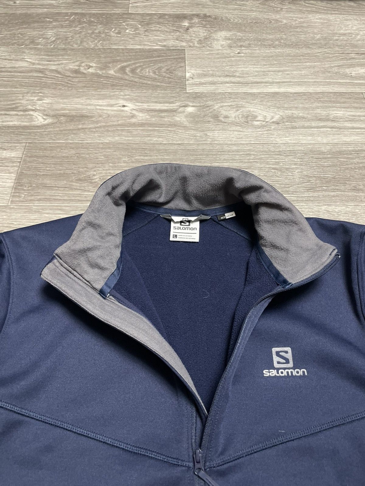 Salomon Vintage Salomon Blue Zip-Up Jacket Size US L / EU 52-54 / 3 - 9 Thumbnail