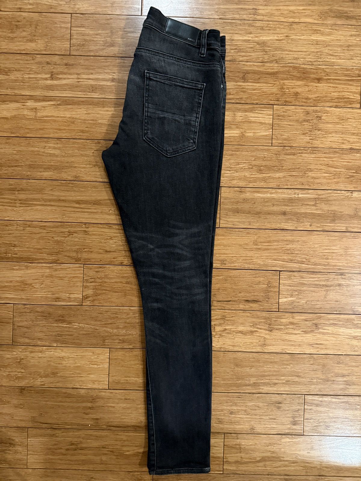 Amiri Amiri Stack Jean Gray Size US 31 - 1 Thumbnail
