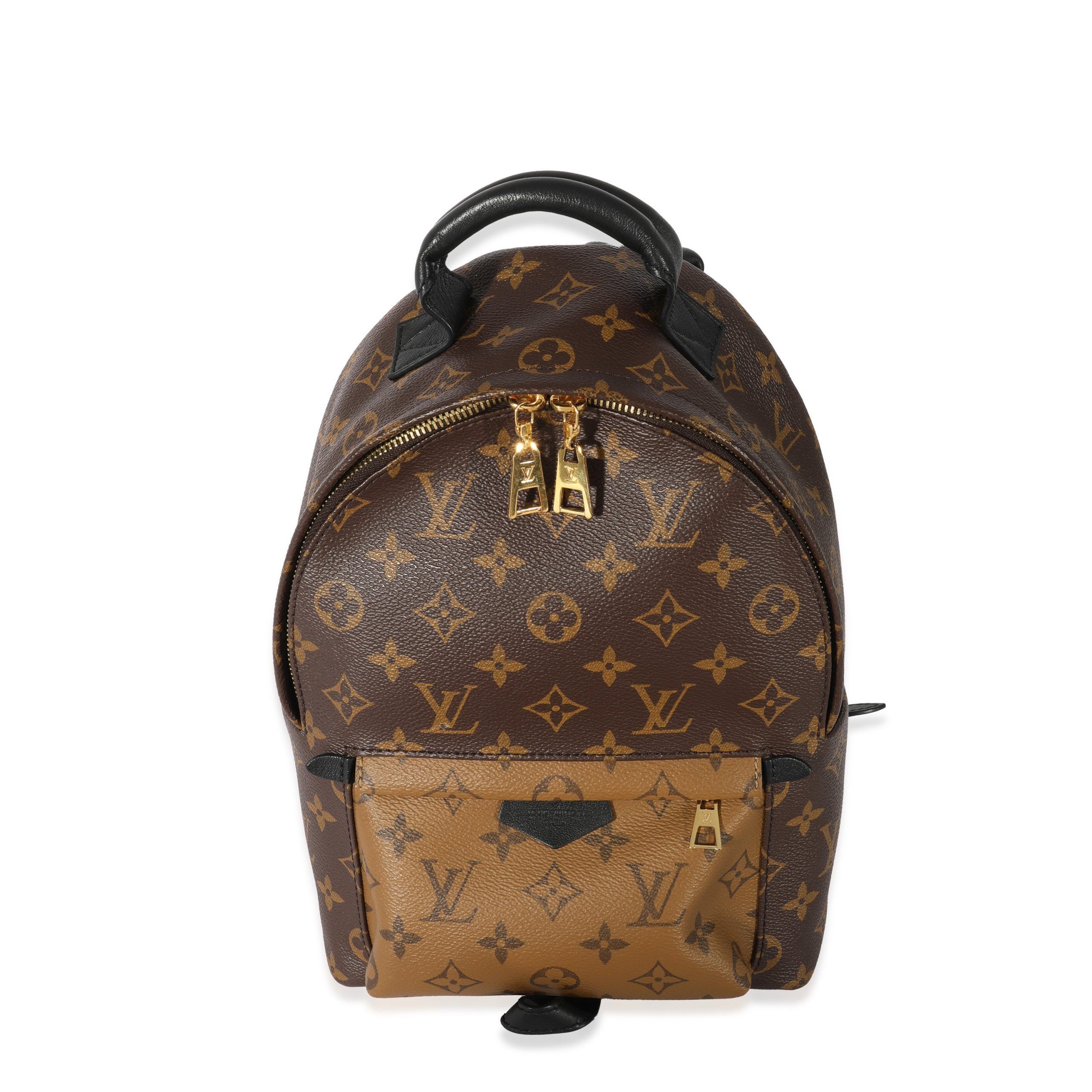 image of Louis Vuitton Canvas Reverse Monogram Palm Spring Pm in Brown, Women's