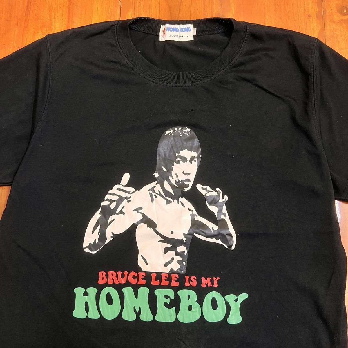 Vintage Vintage Bruce Lee Iconic Photo Size US M / EU 48-50 / 2 - 2 Thumbnail