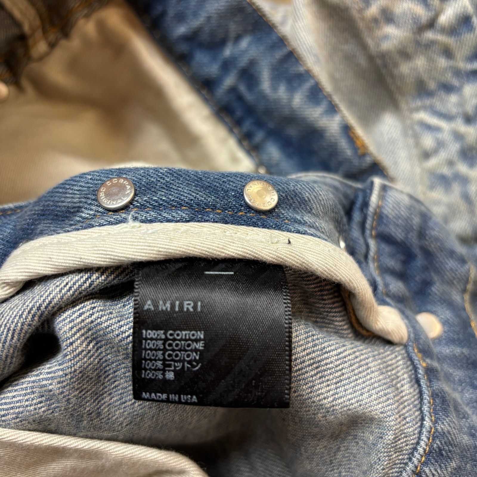 Amiri Amiri Double Knee Carpenter Jeans Men's 31x30 Baggy Skater Size US 31 - 10 Thumbnail