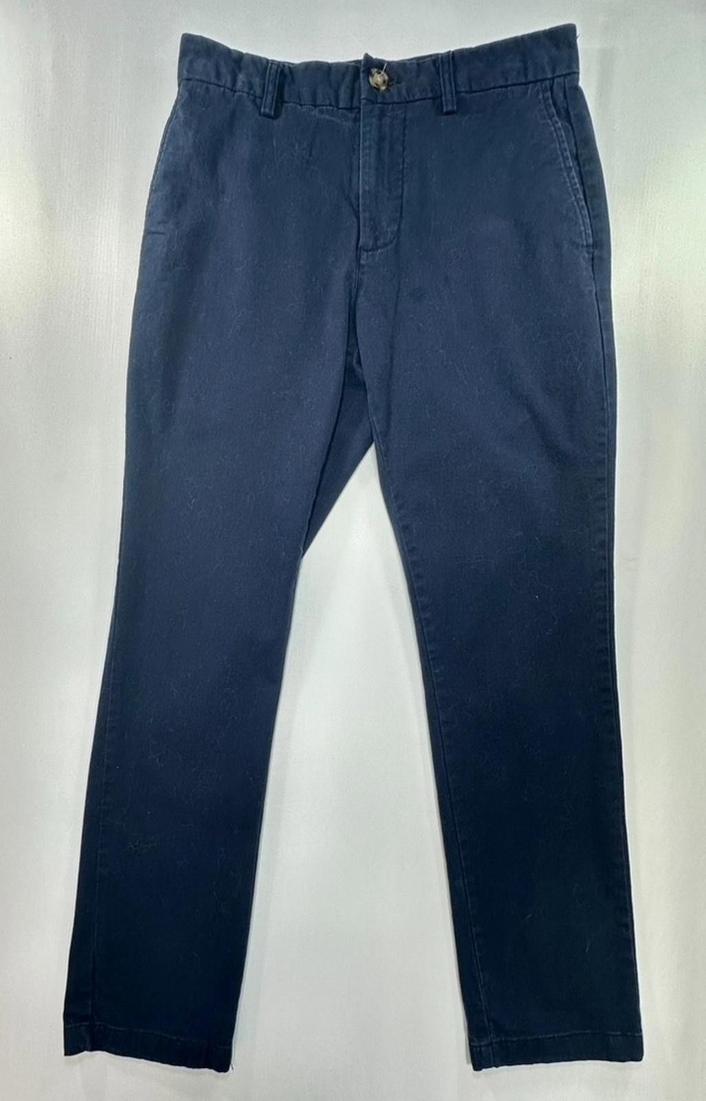 Old Navy Old Navy Slim Built-In Flex Flat Front Chinos Blue Men 28/30 Size US 28 / EU 44 - 1 Thumbnail