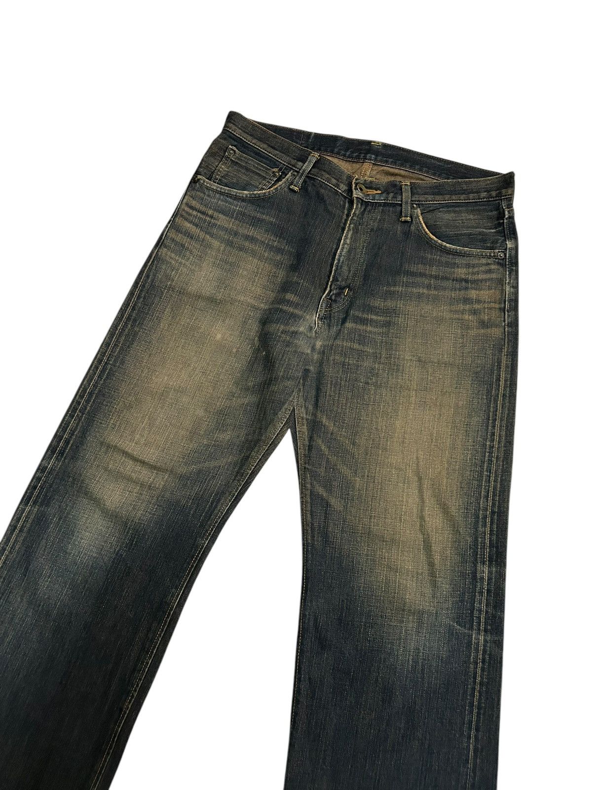 Japanese Brand × Kapital × Vintage Edwin Selvedge Rusty Vintage Japanese Denim Jeans Size US 35 - 2 Thumbnail