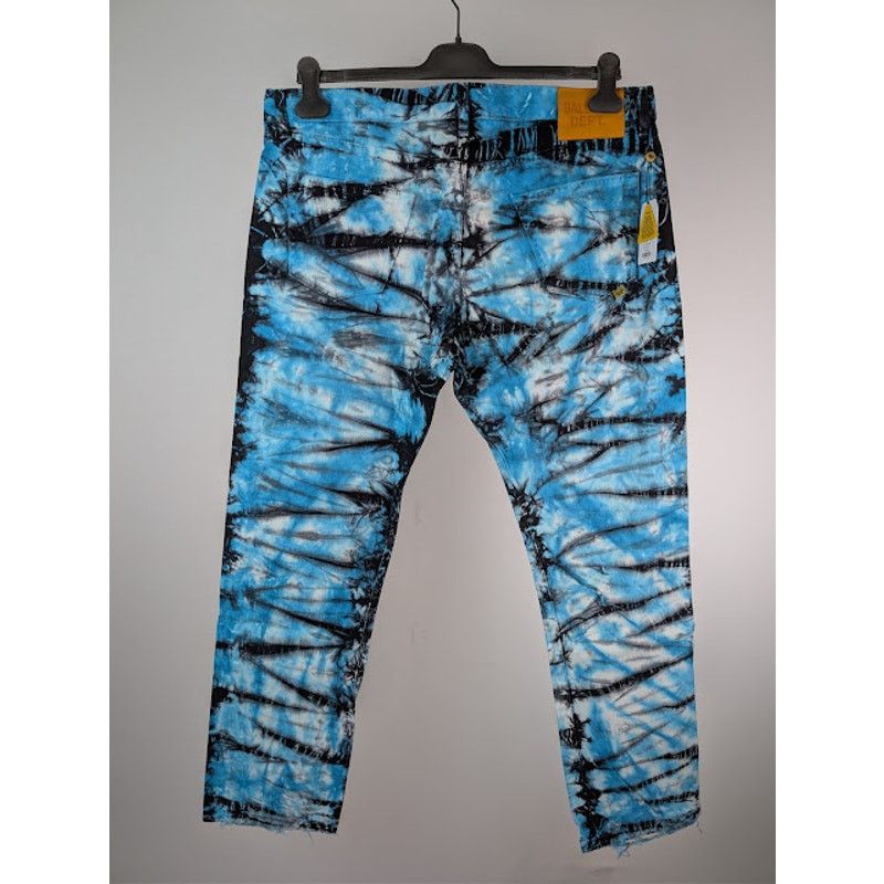 Gallery Dept. o1rshd1 Marley Tie Dye Denim Jeans in Blue / Black / White Size US 36 / EU 52 - 18 Thumbnail