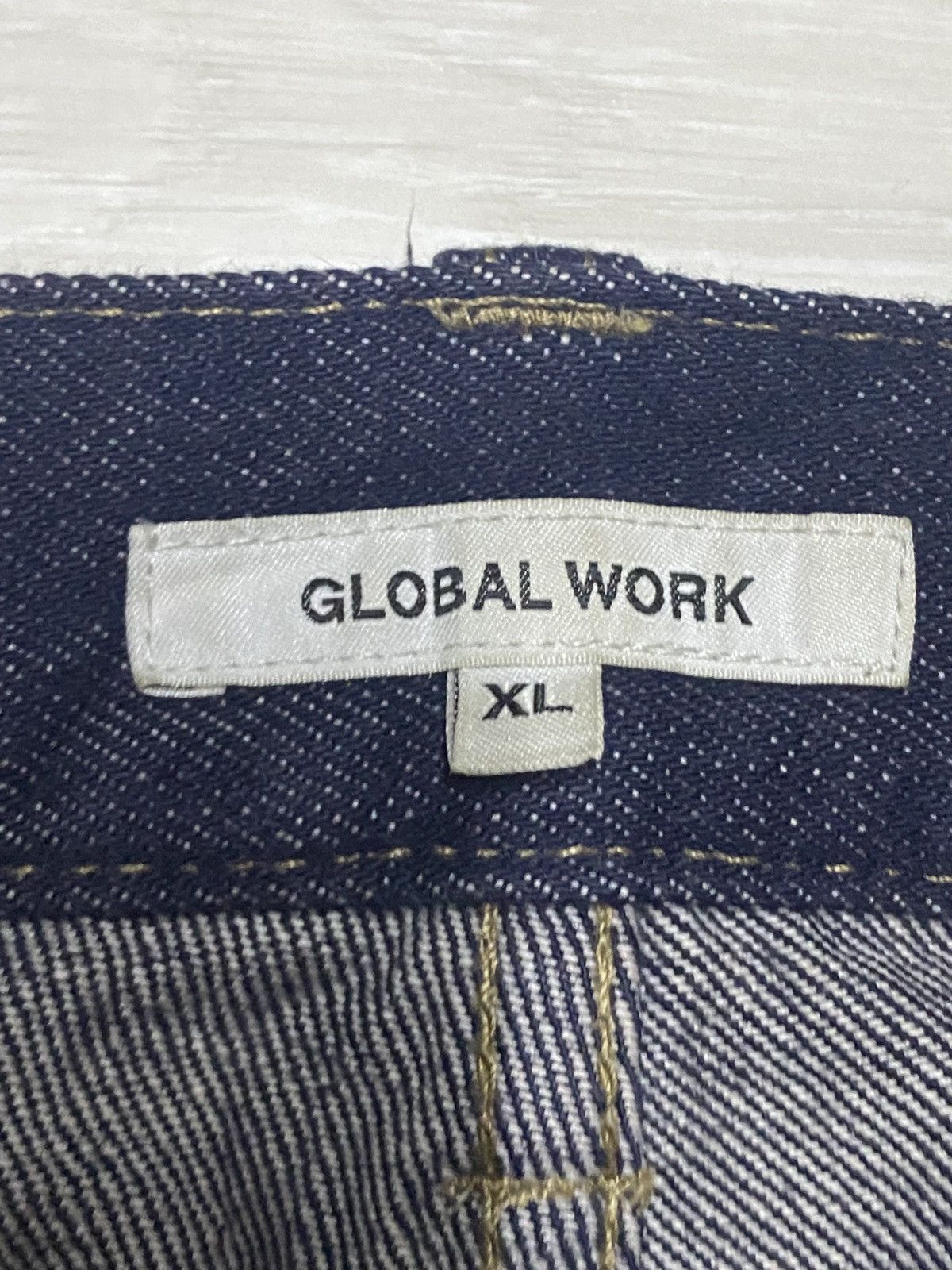 Hysteric Glamour Vintage Global Work Dark Blue Grunge Loose Jeans Size US 36 / EU 52 - 10 Thumbnail