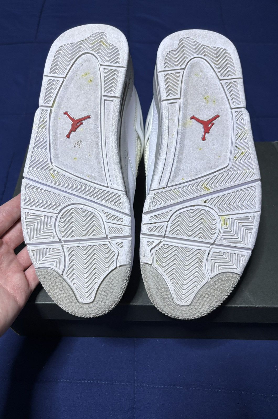 Jordan Brand Jordan 4 Retro White Oreo 2021 Size 9.5 Size US 9.5 / EU 42-43 - 5 Thumbnail