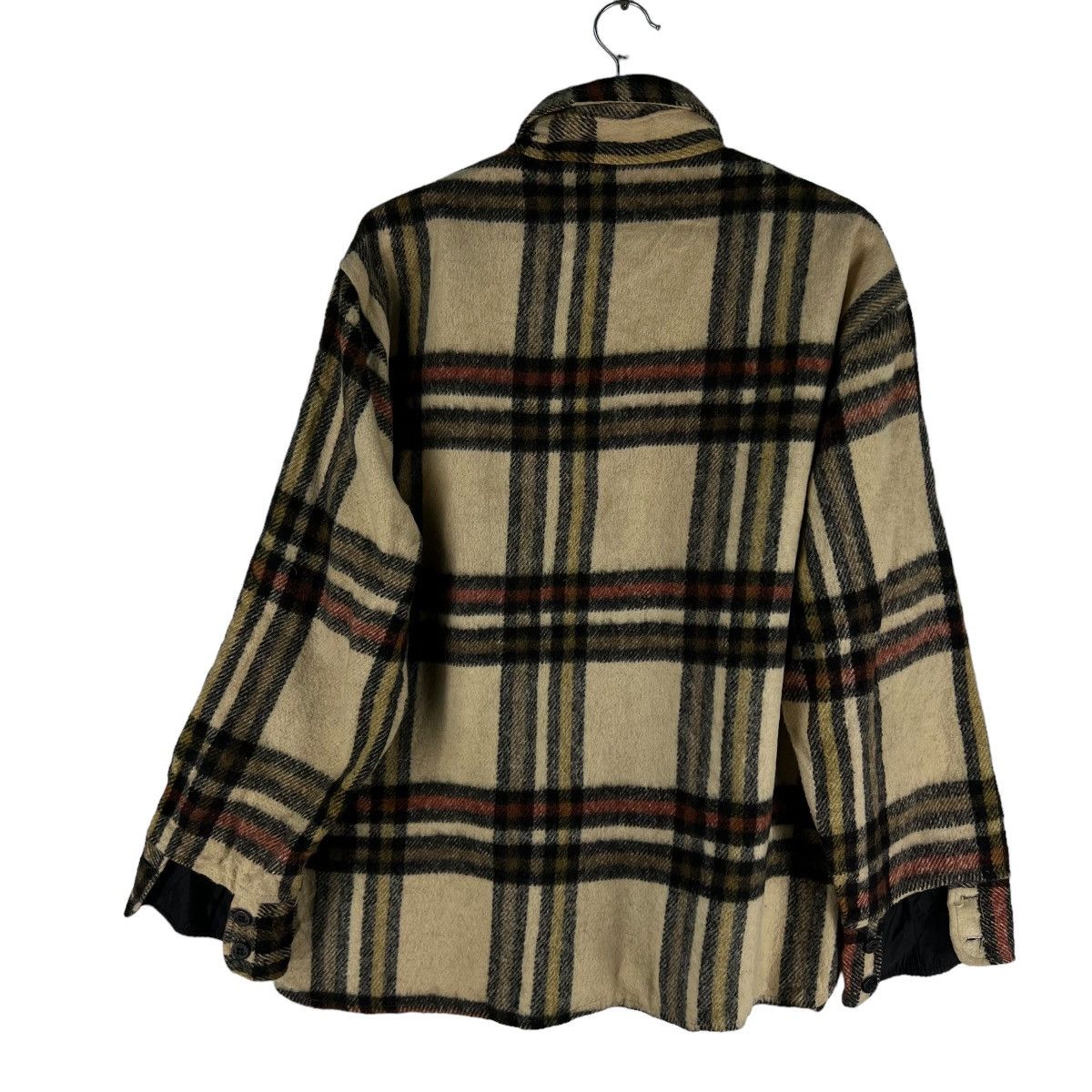 Flannel × Japanese Brand × Vintage 🔥VINTAGE WOOL FLANNEL JACKET BREWSTER TARTAN DESIGN Size US L / EU 52-54 / 3 - 6 Thumbnail
