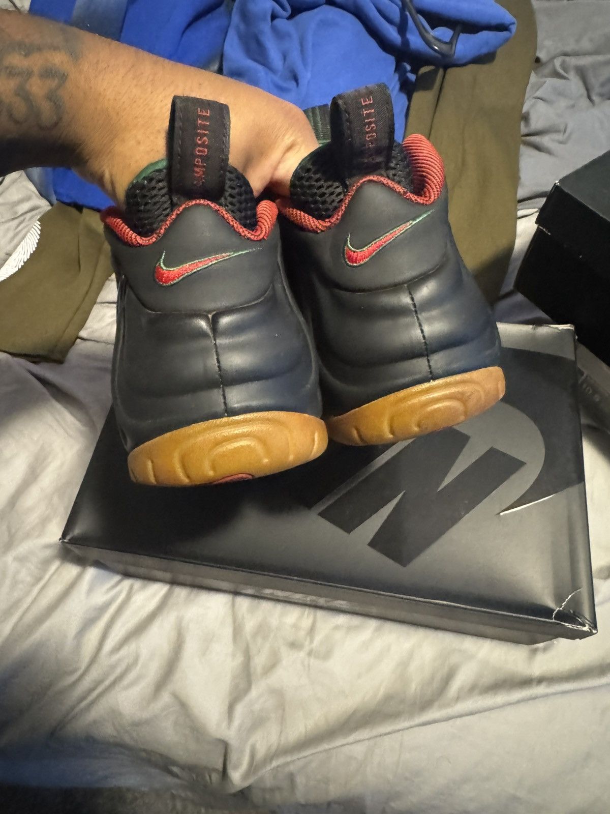 Nike Foamposite Pro Gucci Black Size US 10 / EU 43 - 6 Thumbnail