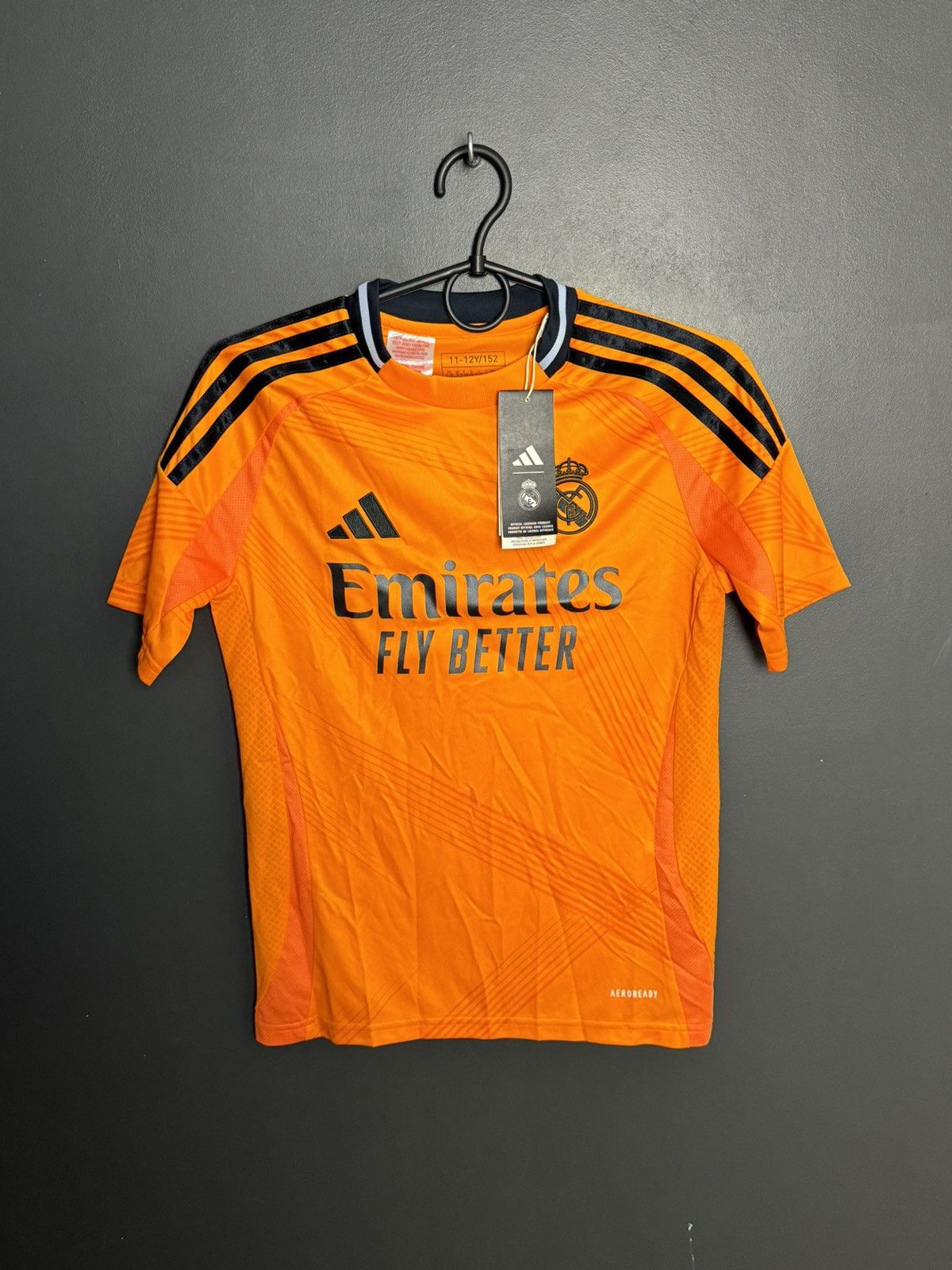 Adidas KIDS New Real Madrid 24/25 Away Rodrygo Football Jersey Size US XS / EU 42 / 0 - 2 Thumbnail
