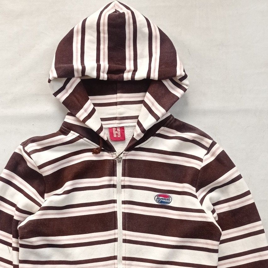 Hysteric Glamour hysteric glamour japan stripe tritone zip hoodie Size ONE SIZE - 2 Thumbnail