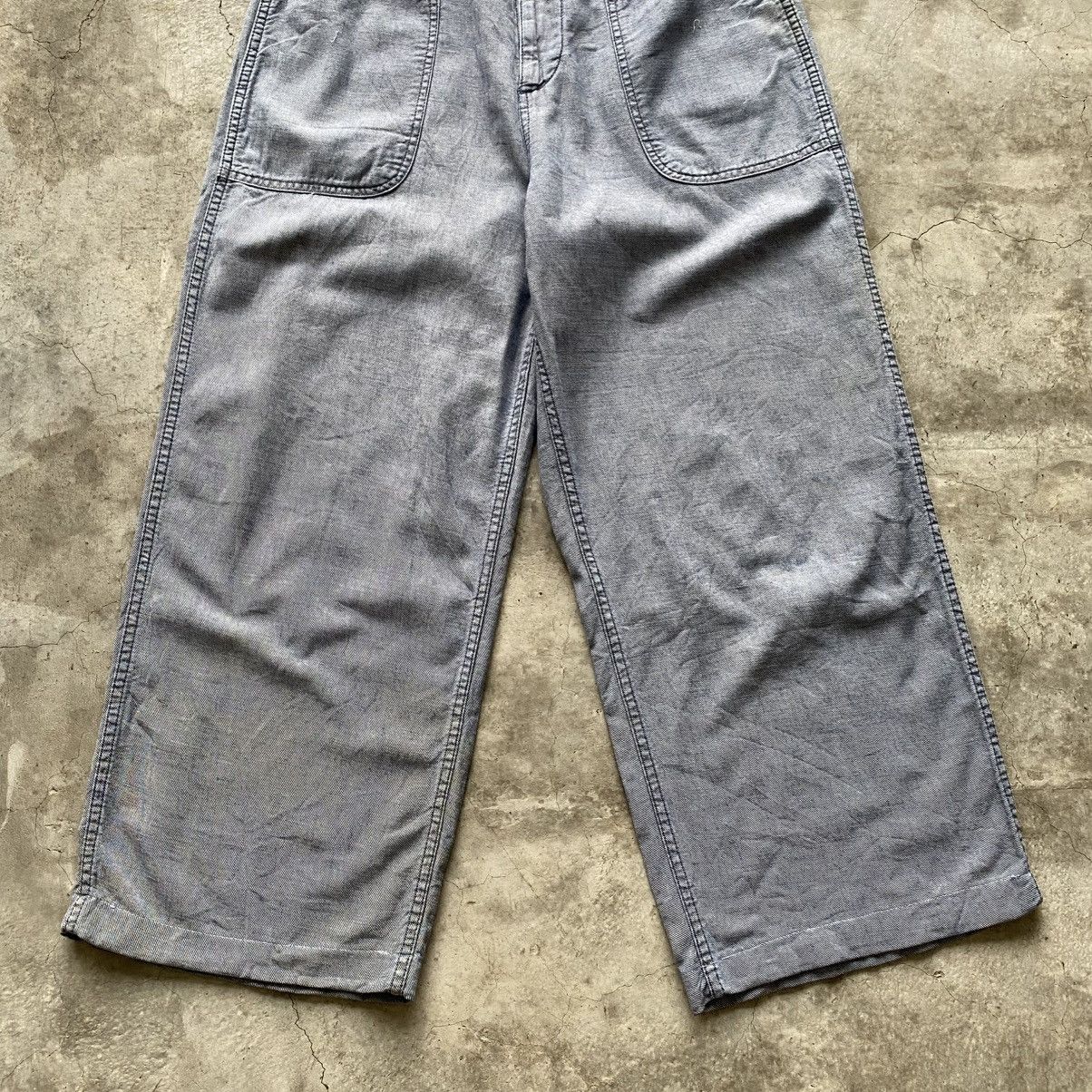 If Six Was Nine × Issey Miyake × Le Grande Bleu (L.G.B.) Vintage Hysteric Glamour Baggy Wide Pants w29 Size US 29 - 3 Thumbnail