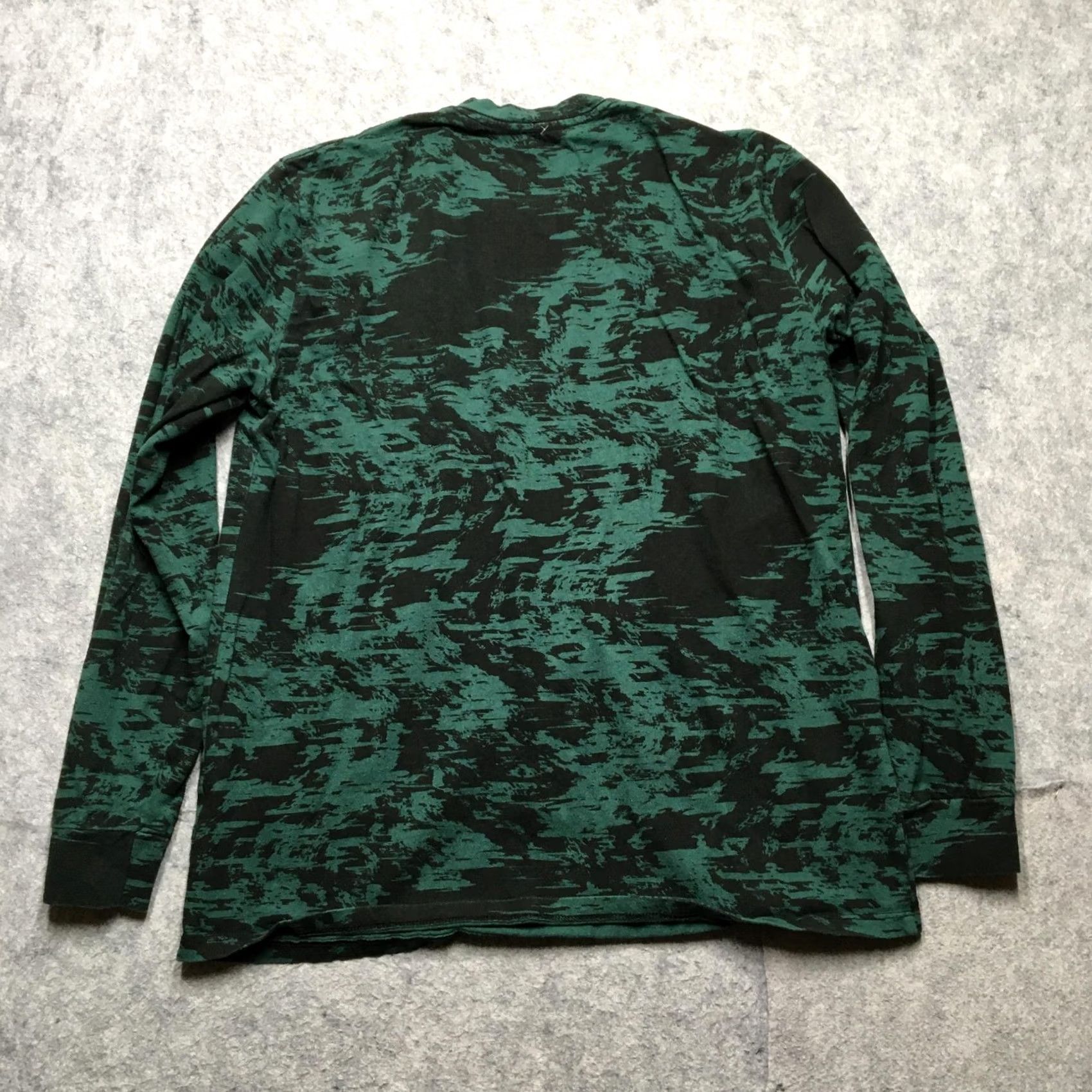 Topo Designs Topo Designs Shirt Mens XL Green Black Abstract Camo Long Sleeve Organic Cotton Size US XL / EU 56 / 4 - 6 Thumbnail