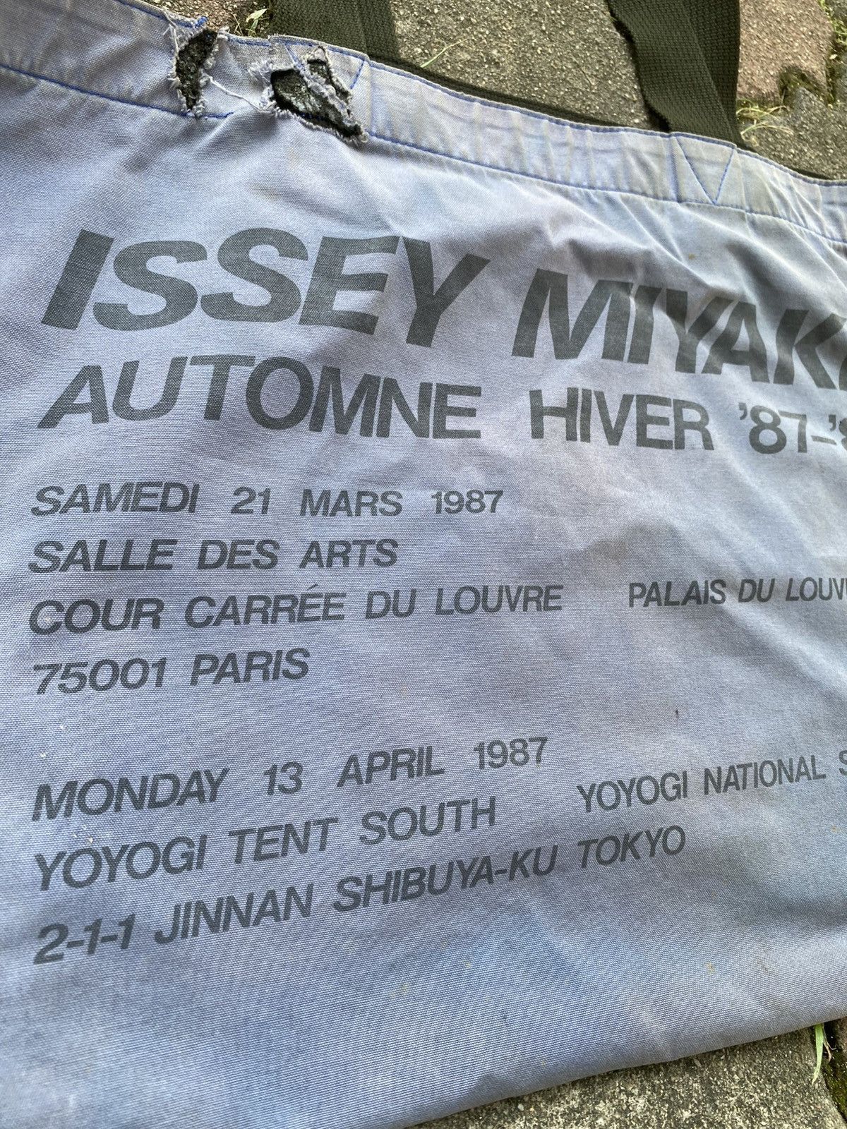 Issey Miyake AW87 Issey Miyake Tote Bag Limited Release Paris Tokyo Size ONE SIZE - 5 Thumbnail
